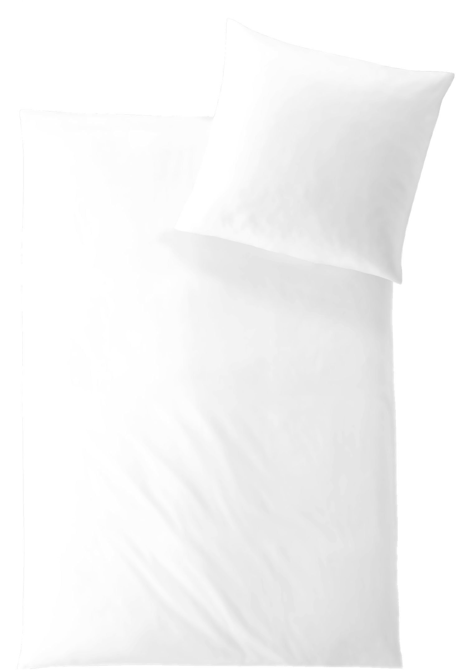 Hefel Постельное белье Classic Uni in Gr. 135x200 oder 155x220 cm, Lyocell, Постельное белье aus TENCEL™, unifarbene Постельное белье mit Reißverschluss
