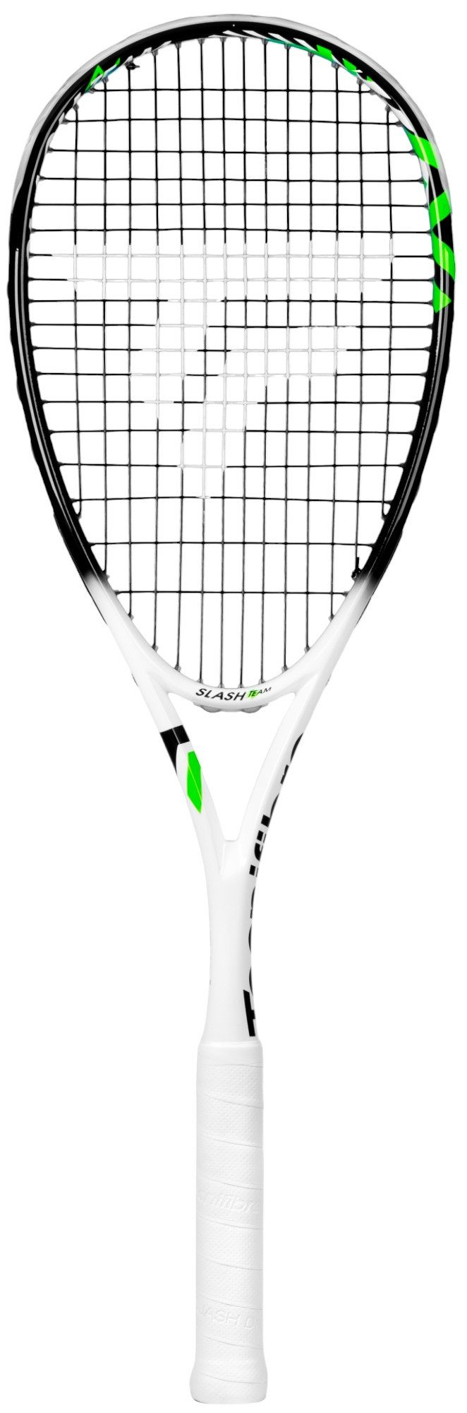 Tecnifibre Squashschläger Slash Team 130g/ausgewogen 2025 weiss - besaitet