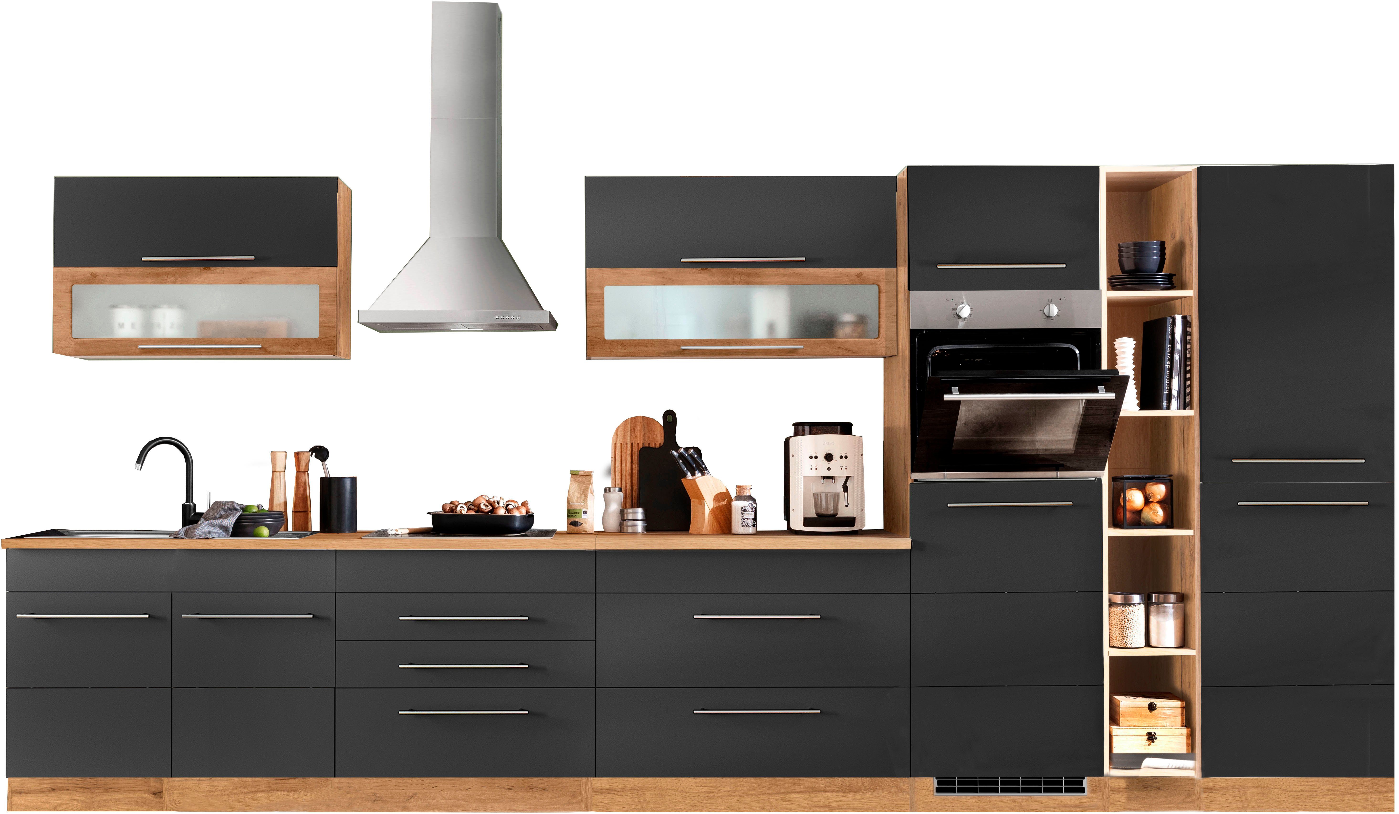KOCHSTATION Küchenzeile KS-Wien, Breite 430 cm, günstig online kaufen