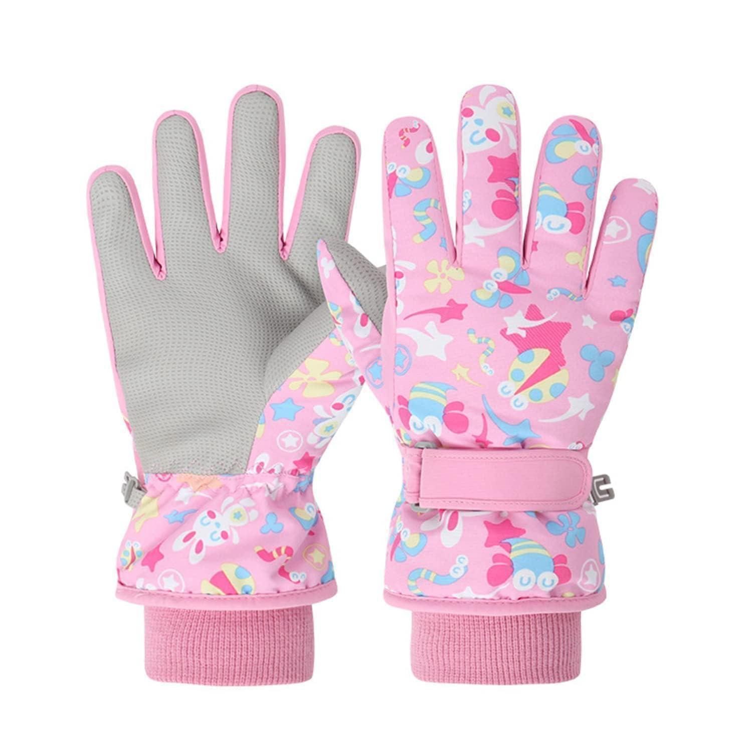 LuxusKollektion Skihandschuhe Winterhandschuhe Kinder Wasserdicht Fleece (1-St)