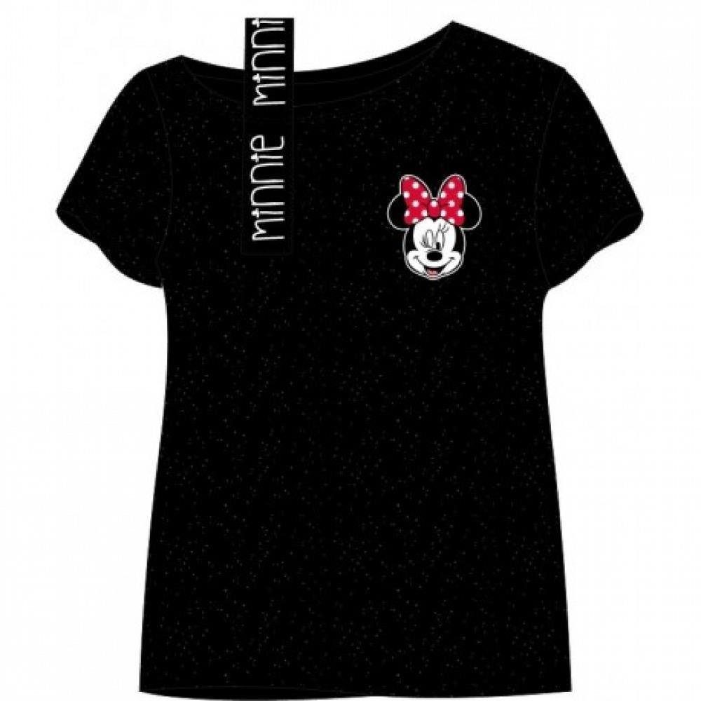 T-Shirt Maus EplusM Effekt, Kinderdecke mit glitzer Minnie