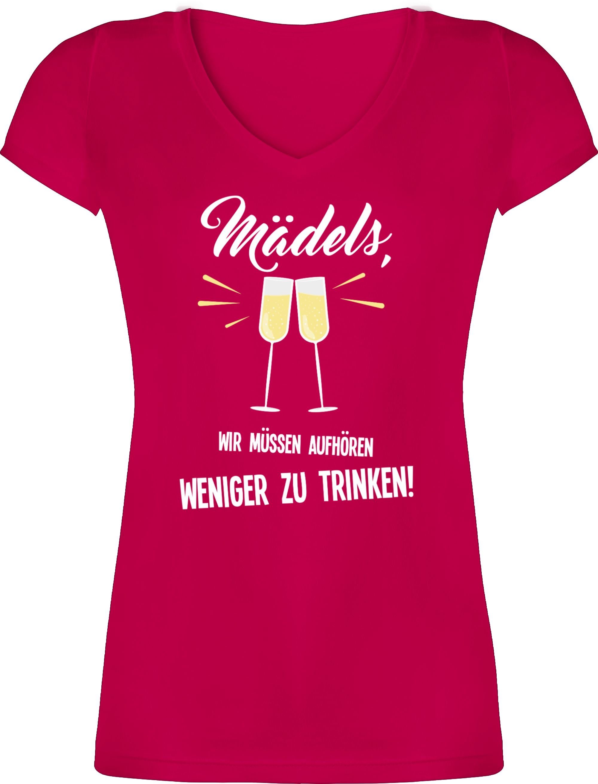Shirtracer TShirt »Mädels, wir müssen aufhören weniger zu trinken