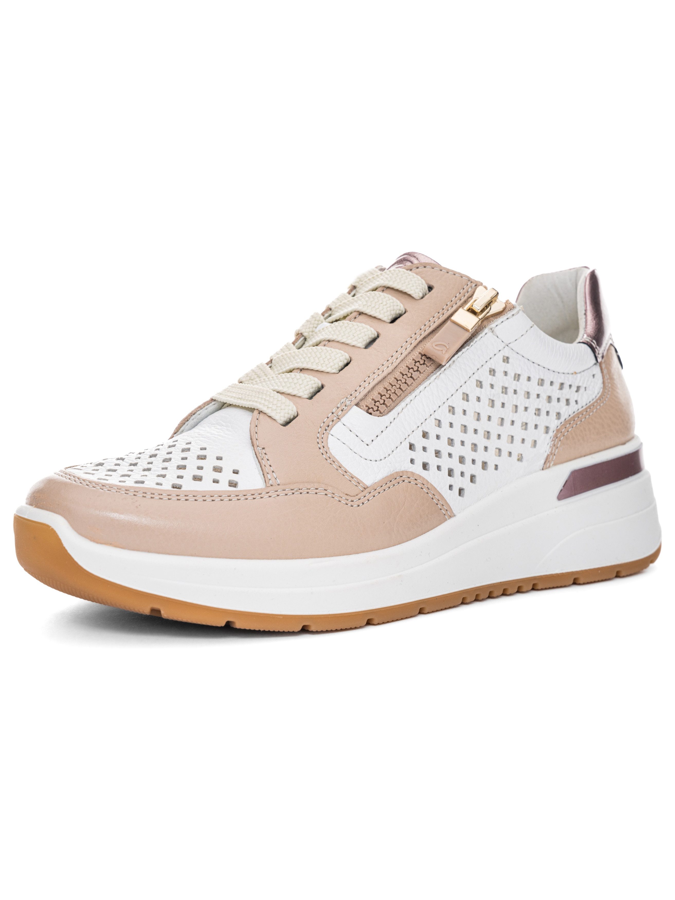 Ara Rome Sneakers Dames - Beige Veterschoenen