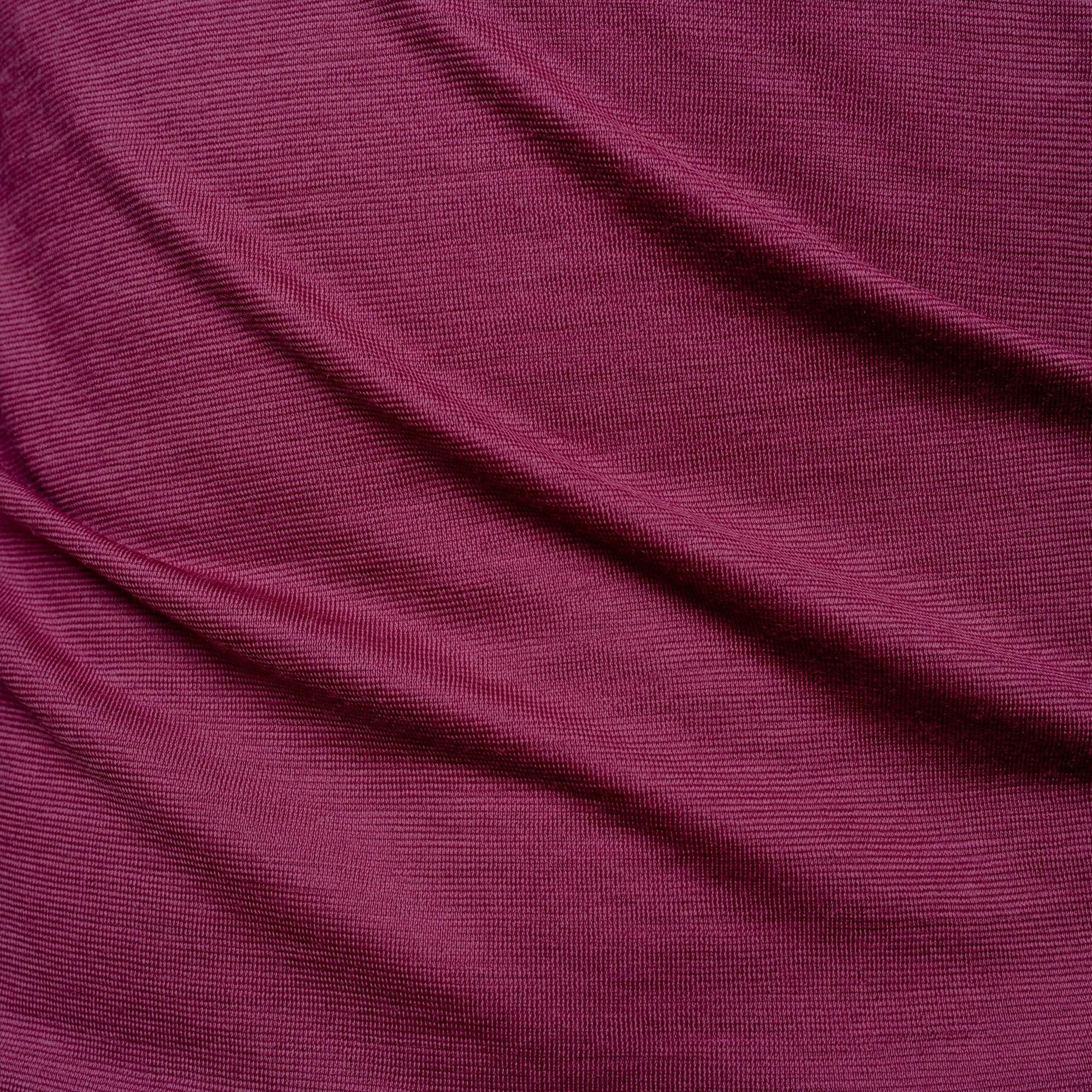 Tom Fyfe T-Shirt TOM FYFE Merino T-Shirt Slim Fit Damen Brombeere / L