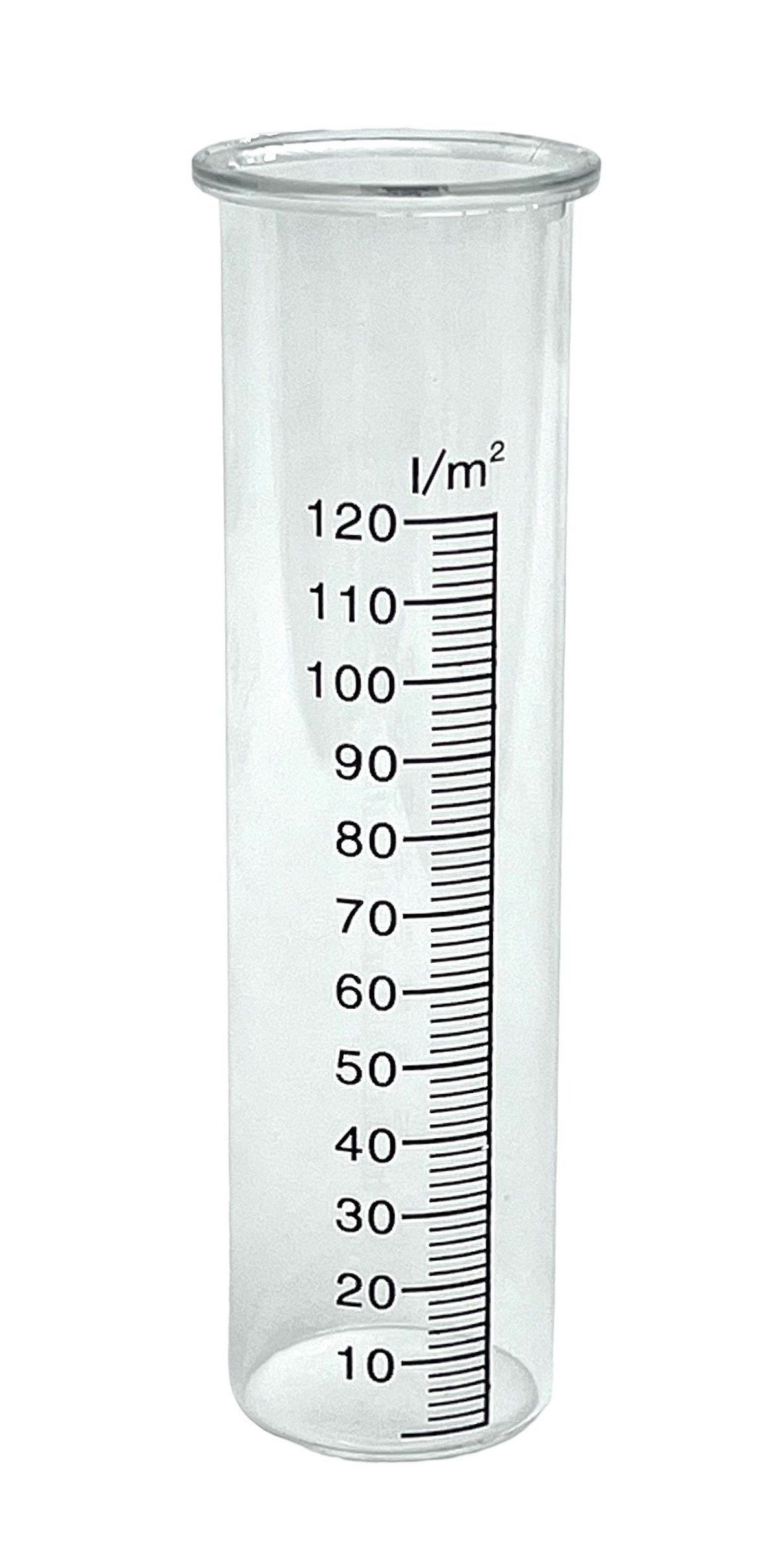 Regenmesser Regenmesser Glas 15 cm 85643 - Ersatzglas für Niederschlagsmesser