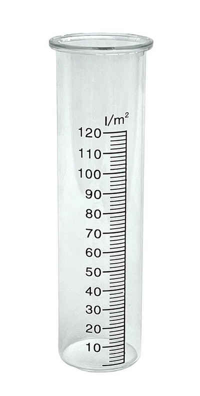 DanDiBo Regenmesser Glas 15 cm 85643 - Ersatzglas für Niederschlagsmesser Regenmesser