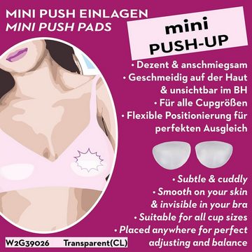 Miss Perfect BH-Einlagen W2G3900010202630, Silikon Triangel BH Einlage, Add-a-Size, Contour oder Push-up