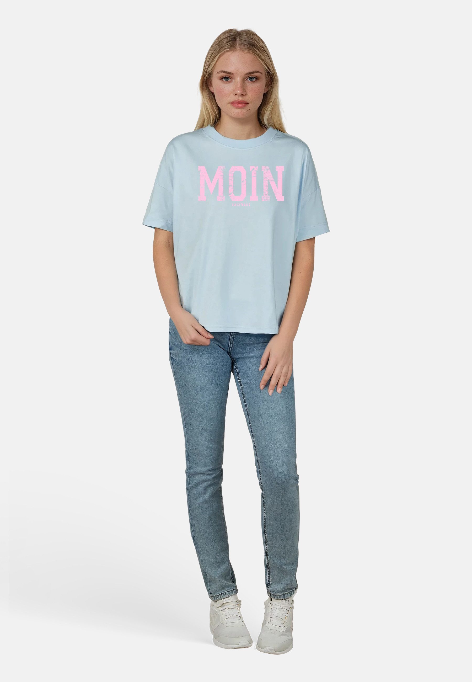 salzhaut T-Shirt LEEV-MOIN Damen Relaxed-Fit Endlich wieder Sommer! bequeme günstig online kaufen
