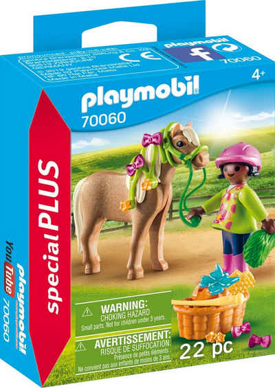 Playmobil® Spiel, PLAYMOBIL 70060 - Special Plus - Mädchen mit Pony PLAYMOBIL 70060 - Special Plus - Mädchen mit Pony