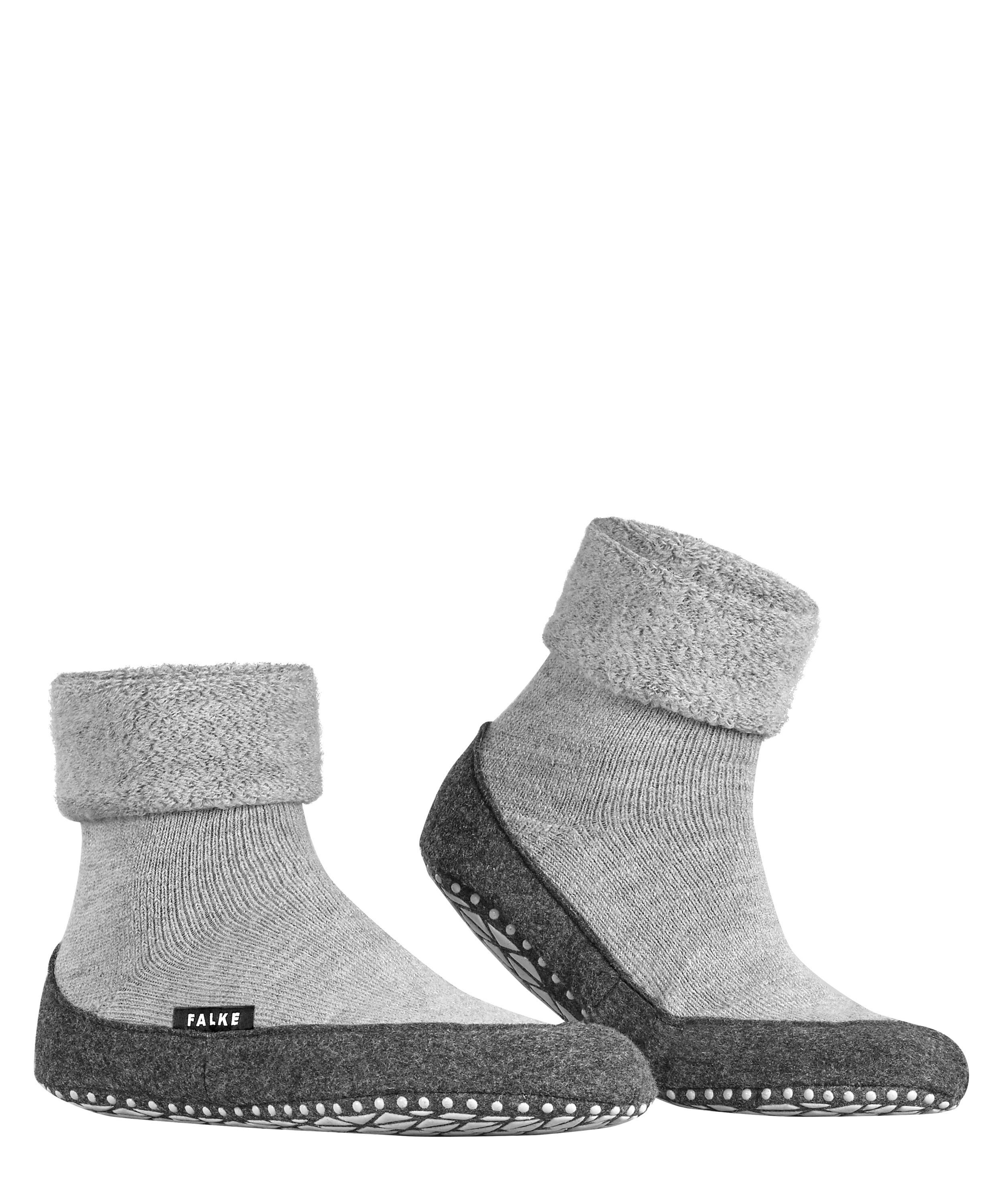 FALKE Haussocken Cosyshoe mit Merinowolle & rutschhemmender Sohle, atmungsaktiv