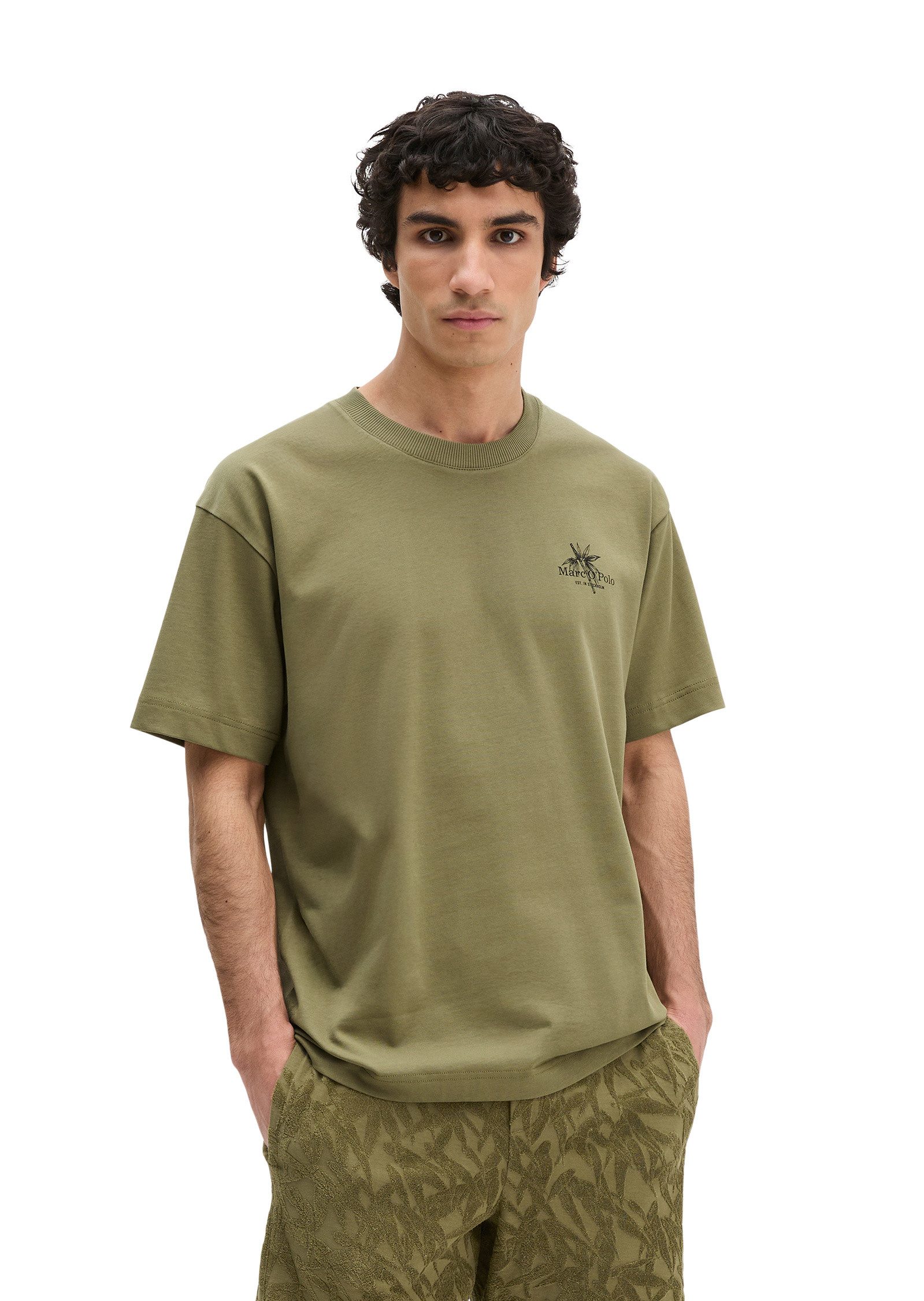 Marc O'Polo T-Shirt mit saisonalem Rückenprint