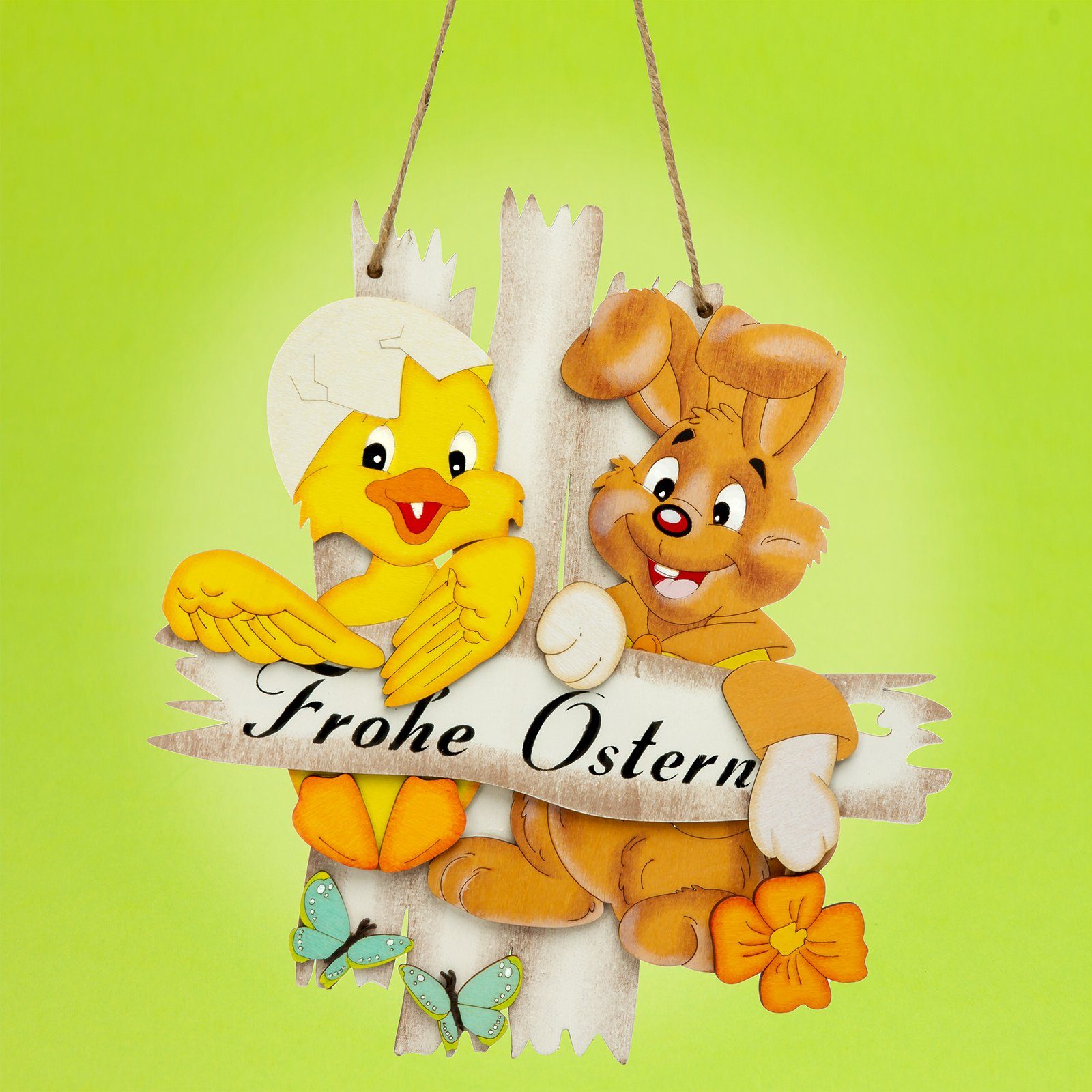 SIKORA Osterfigur OD15 lustiges Holz Türschild günstig online kaufen