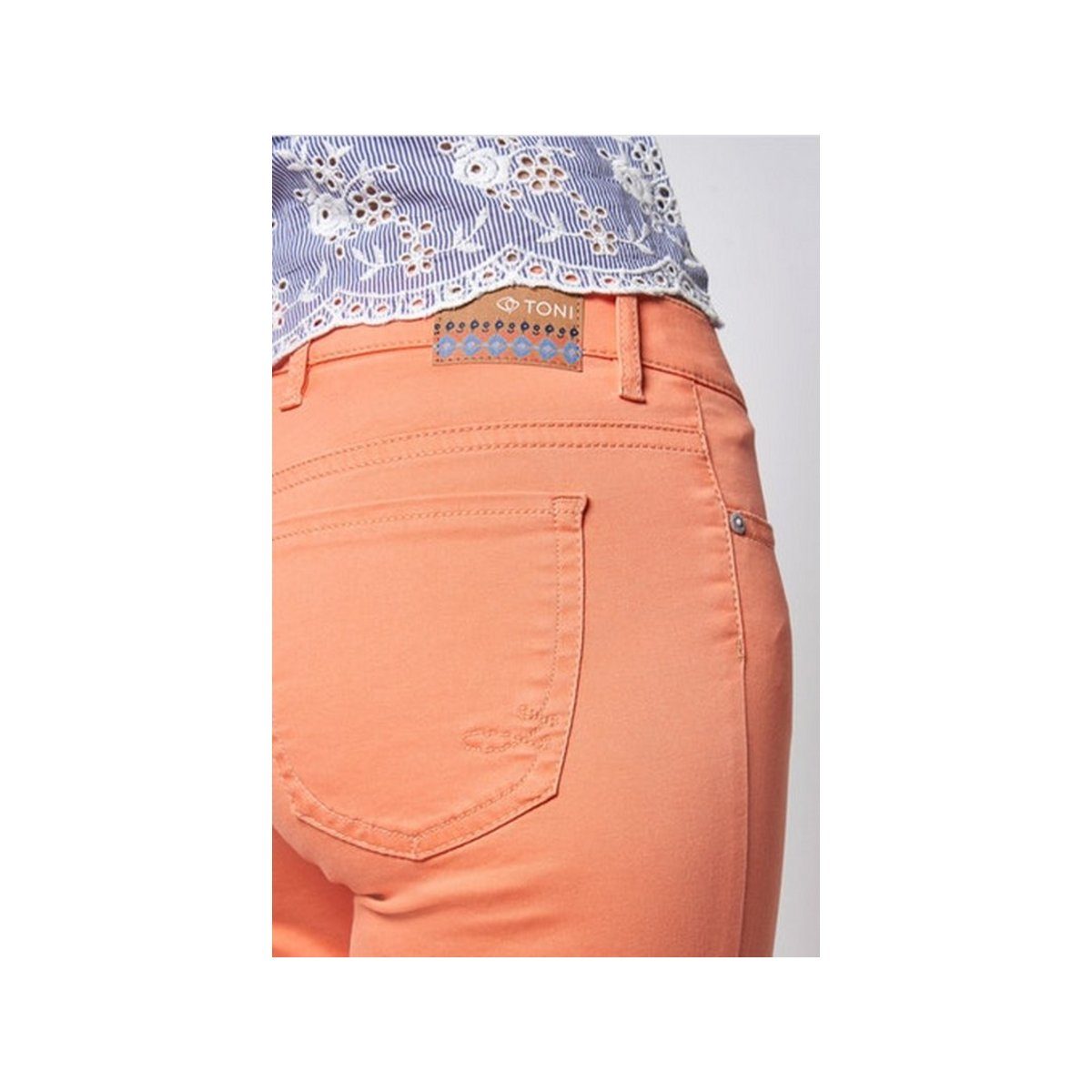 TONI (1-tlg) 5-Pocket-Jeans koralle