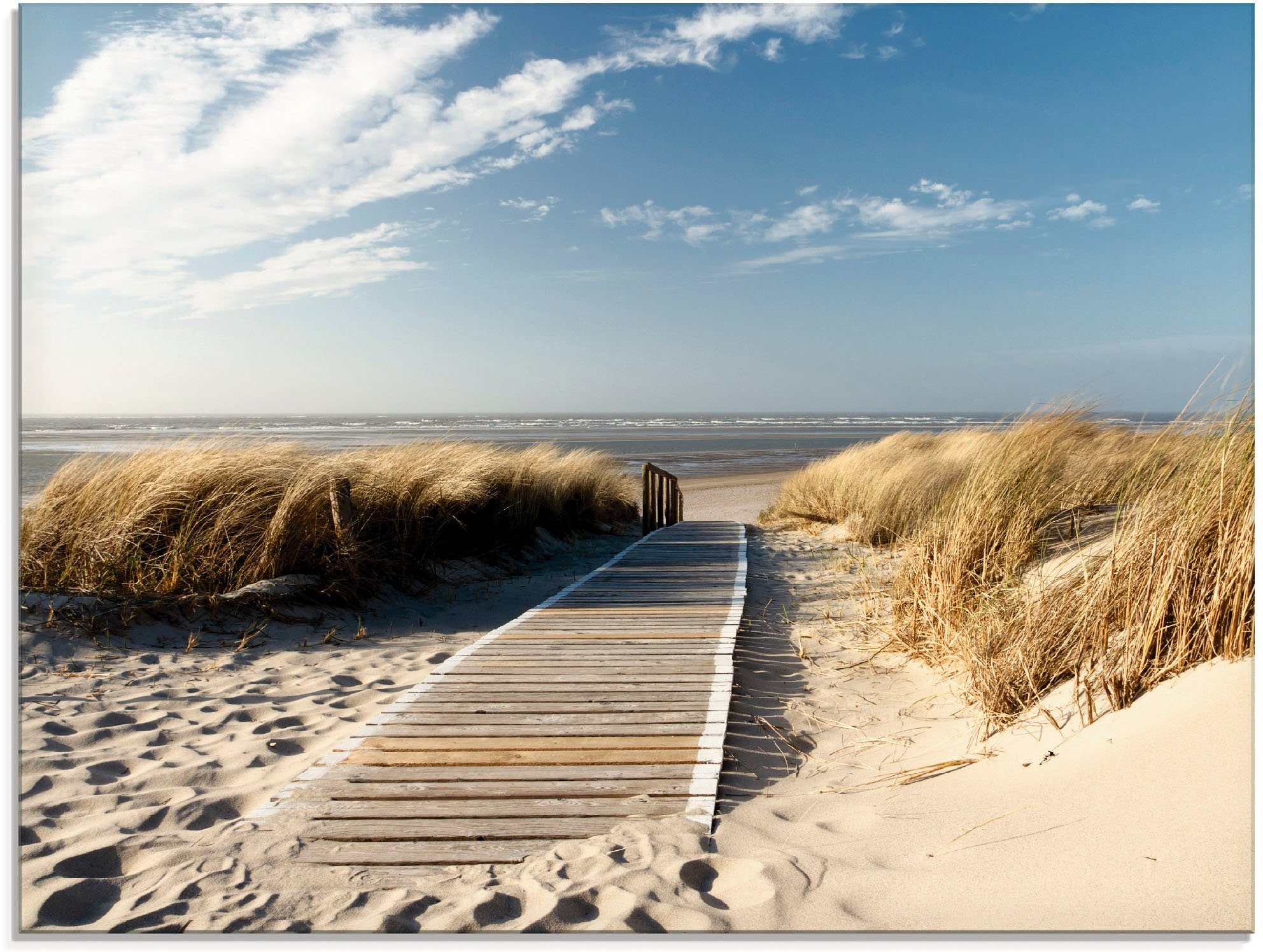Artland Glasbild Nordseestrand auf Langeoog - günstig online kaufen
