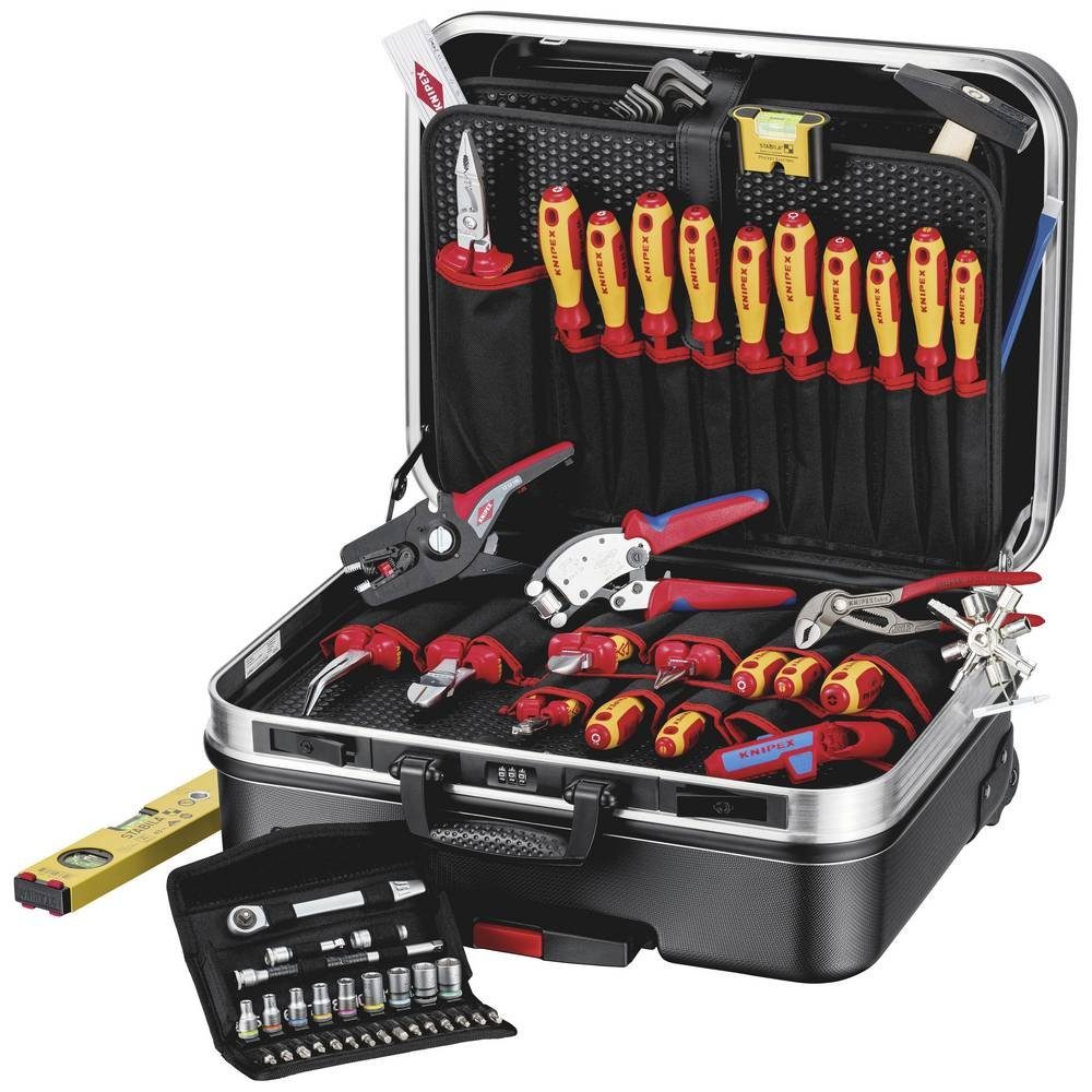 Knipex Werkzeugkoffer Werkzeugkoffer "BIG Basic Move" ElektroPlus 68-teilig 515 mm 00 21 06