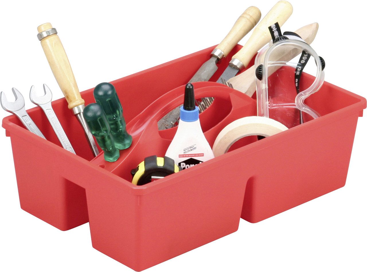 Allit Werkzeugkoffer Allit Tragekasten McPlus Carry 38 rot PP 1 langes