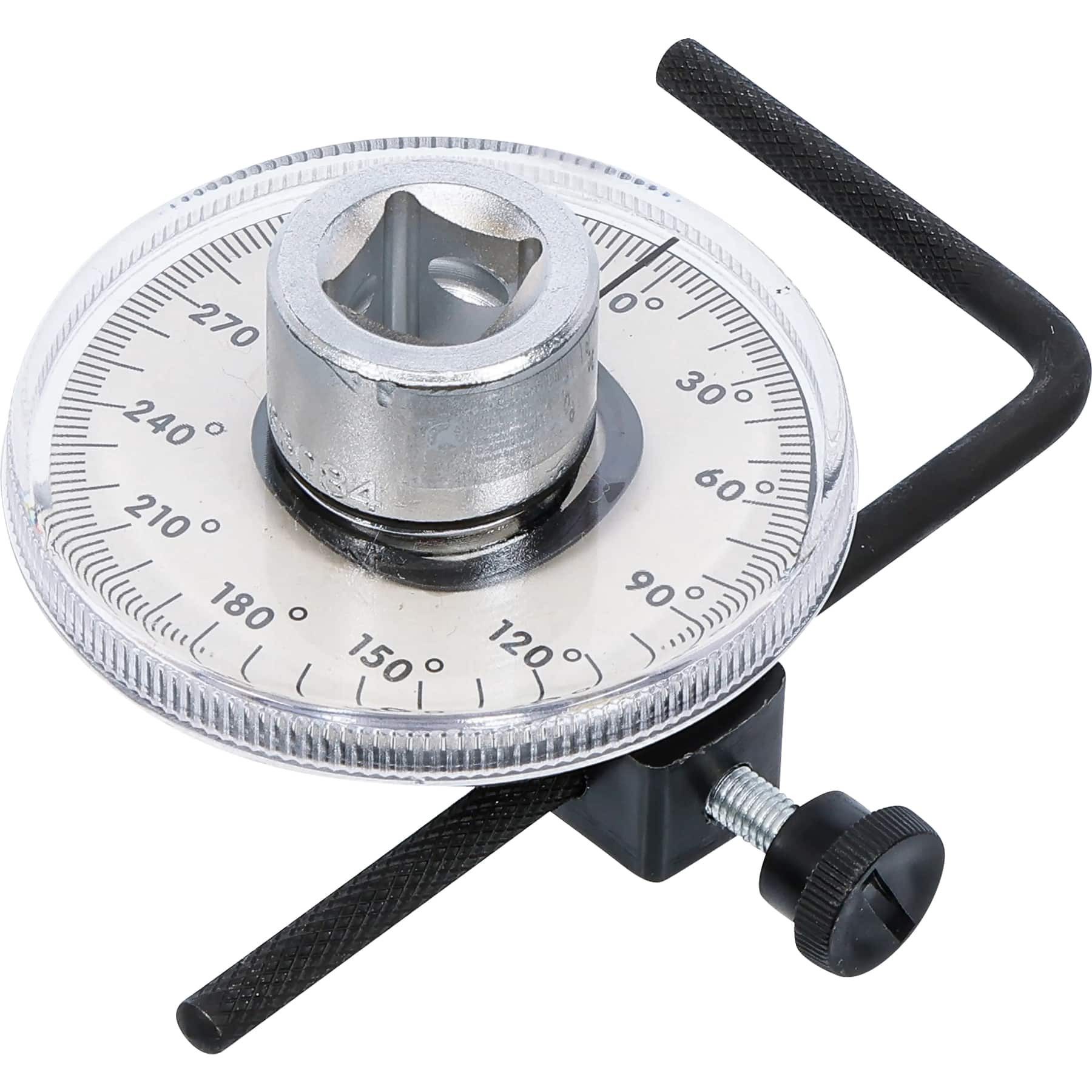 BGS technic Winkelmesser BGS TECHNIC Drehwinkel-Messgerät, 1/2", Innenvierkant 12,5 mm
