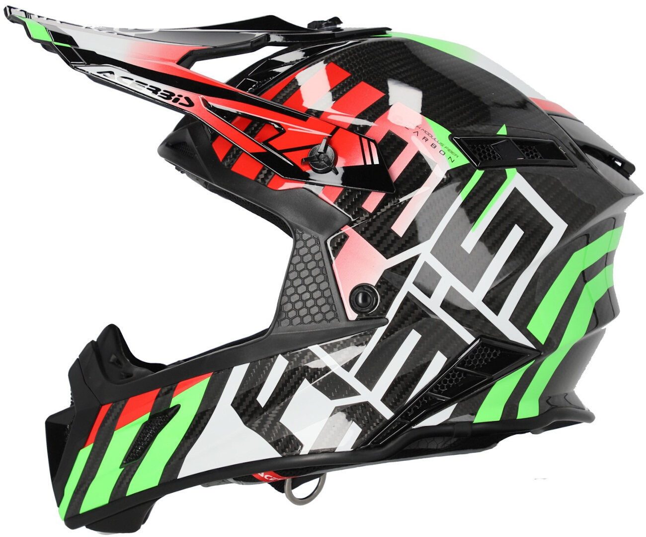 Acerbis Motocrosshelm Steel Carbon Motocross Helm, Carbonfaser, ECE 22.06