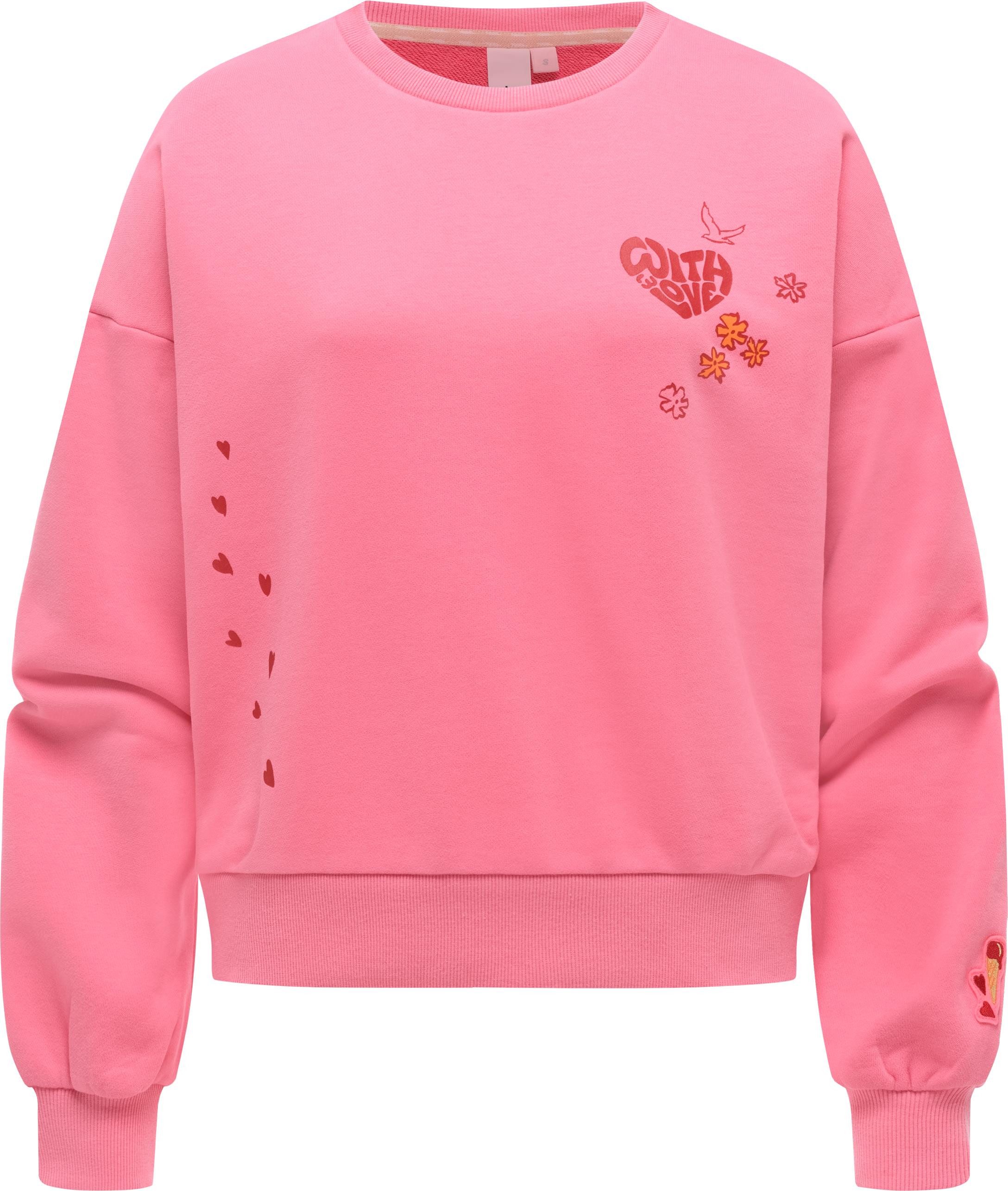 Ragwear Sweater Wuss PP lässiges oversized Damen Sweatshirt mit Print günstig online kaufen