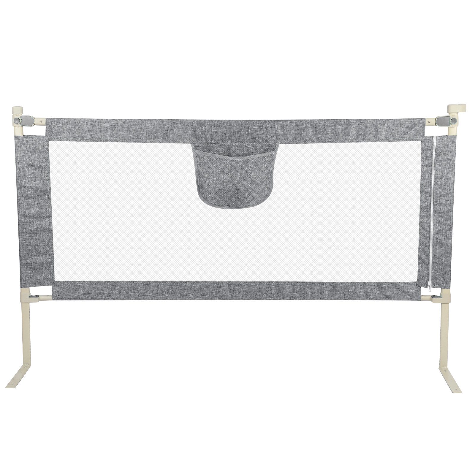 JEOBEST Bettschutzgitter Bettgitter, Babybettgitter Kinderbettgitter zum vertikalen Heben, (3st, 2M*2+1.8m*1)Rausfallschutz Bett,Sicherheitsschutz, Atmungsaktiv