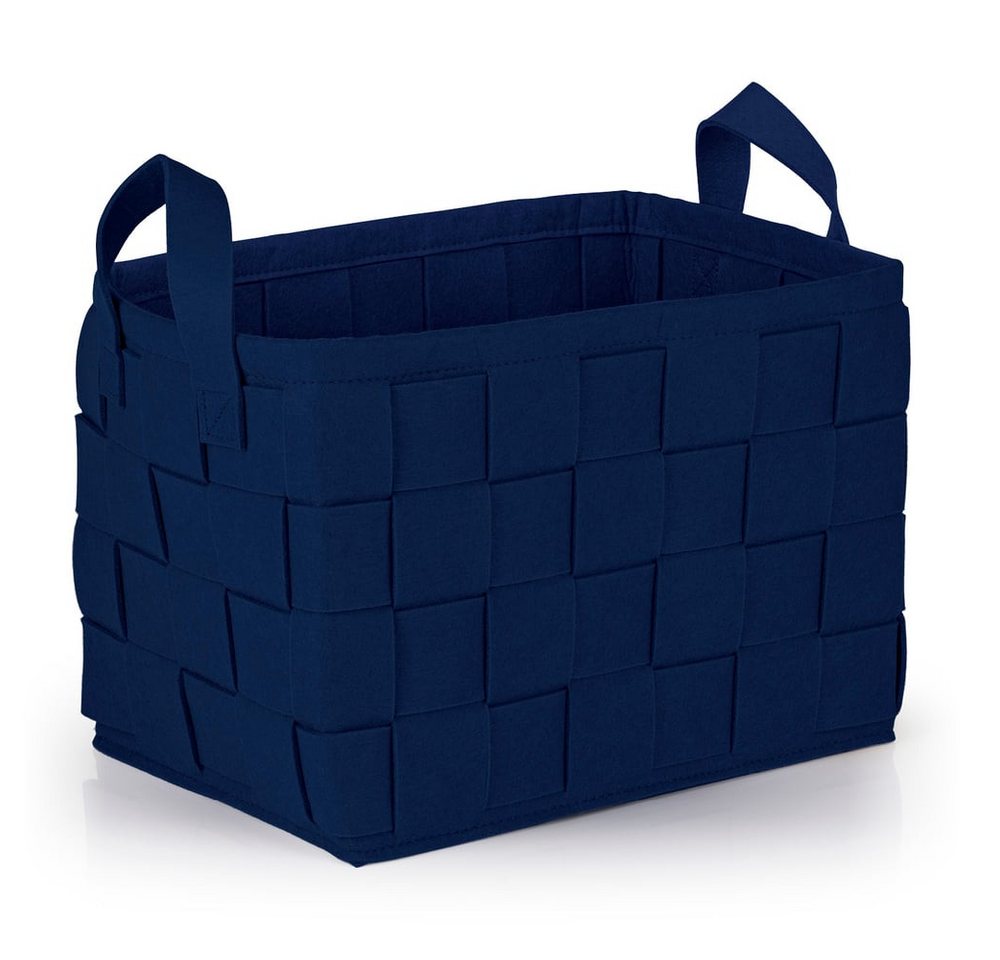 N8WERK Aufbewahrungskorb Filz-Aufbewahrungstasche mit Henkel, Griff in S und M, S: 40x30x30cm, M: 35x25x25cm