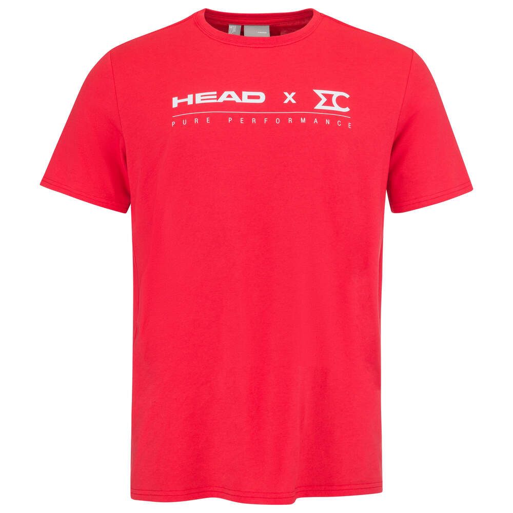 Head T-Shirt MC rot Herren