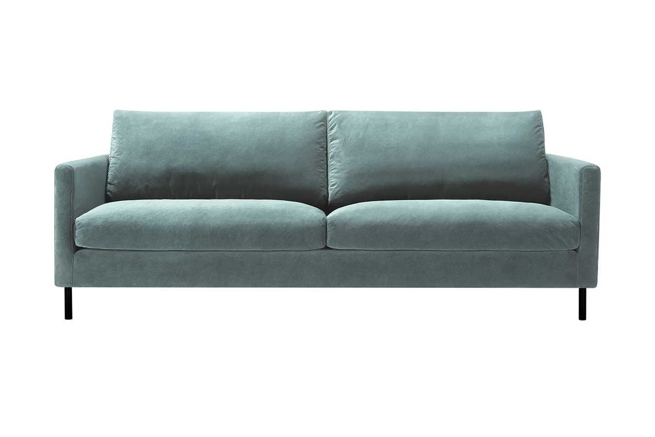 Malibu 3 living Sitzer mint Sofa Samt Big-Sofa Impala daslagerhaus