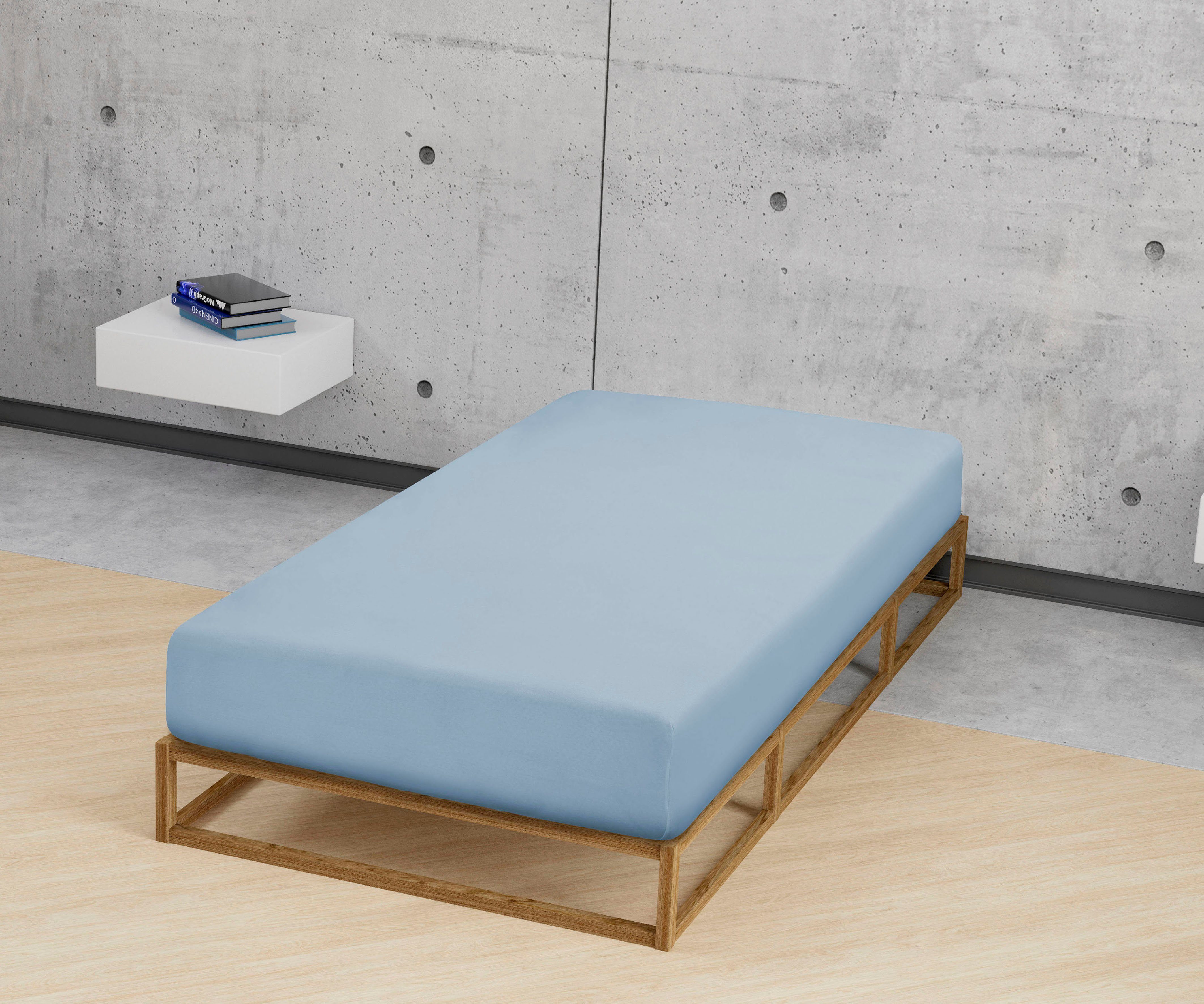 Biberna Spannbettlaken Leila, Jersey, Gummizug: rundum, (1 Stück), Bettlake günstig online kaufen