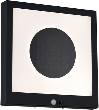 Paulmann LED Außen-Wandleuchte Taija, Bewegungsmelder, LED fest integriert, Warmweiß, LED-Board, Solar Panel, mit Bewegungsmelder