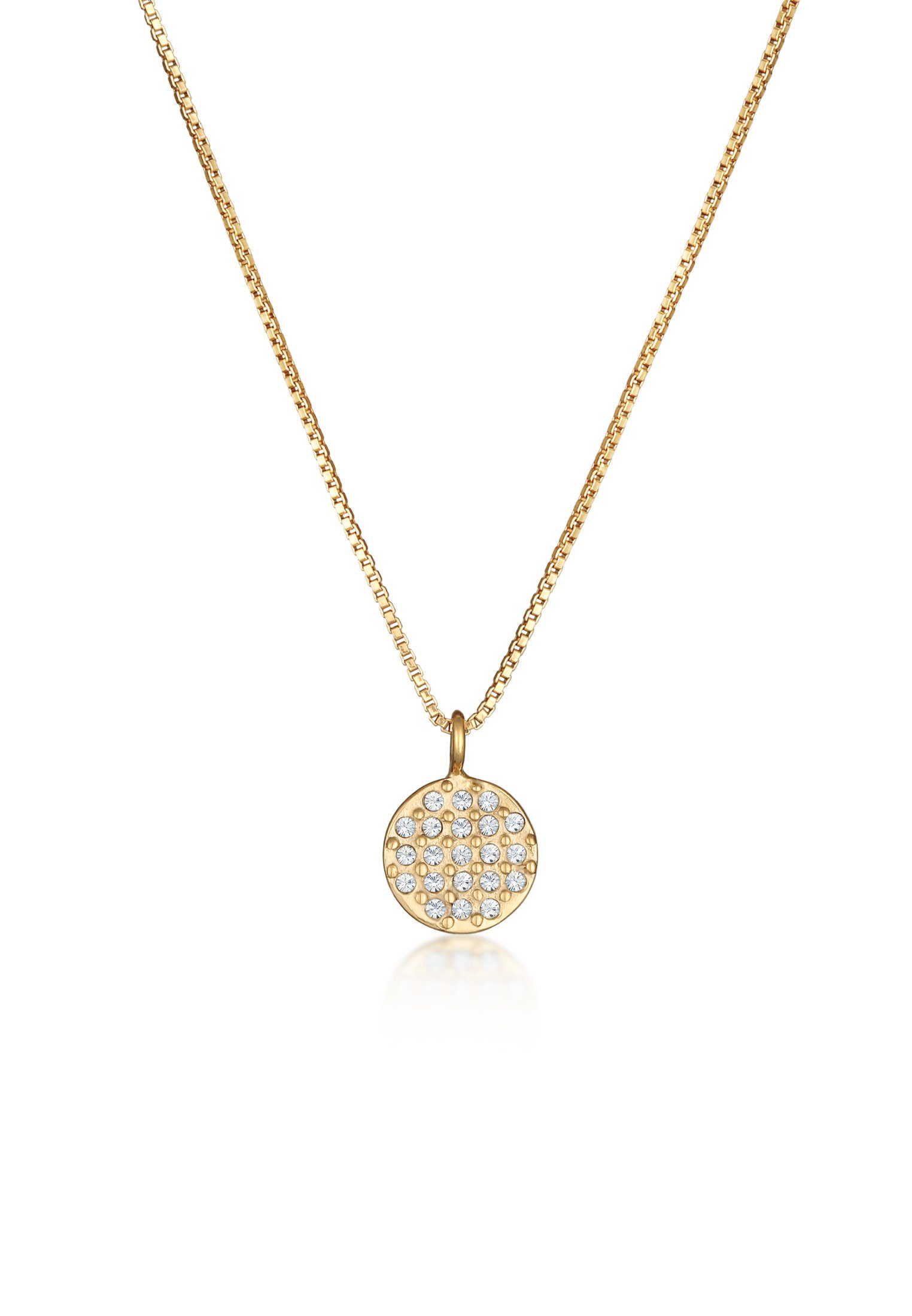Elli Kette mit Anhänger Kristalle Plättchen günstig online kaufen