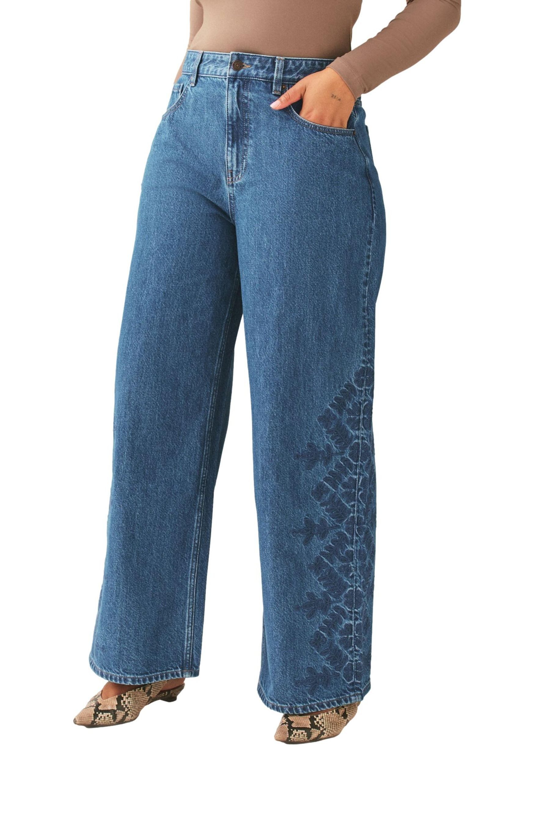 Weite Jeans Hourglass Jeans mit weitem Bein