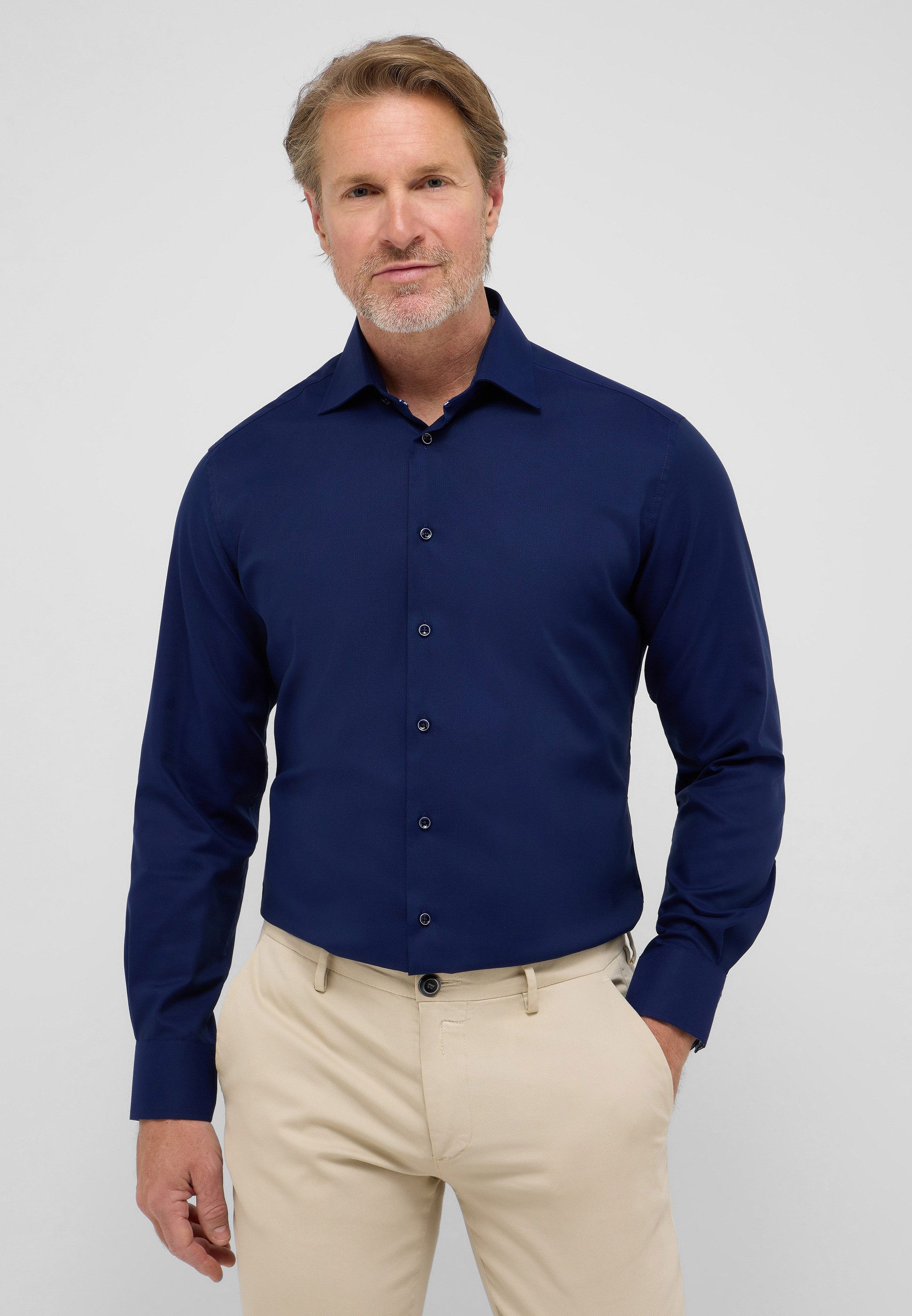 Eterna Langarmhemd MODERN FIT NON IRON günstig online kaufen
