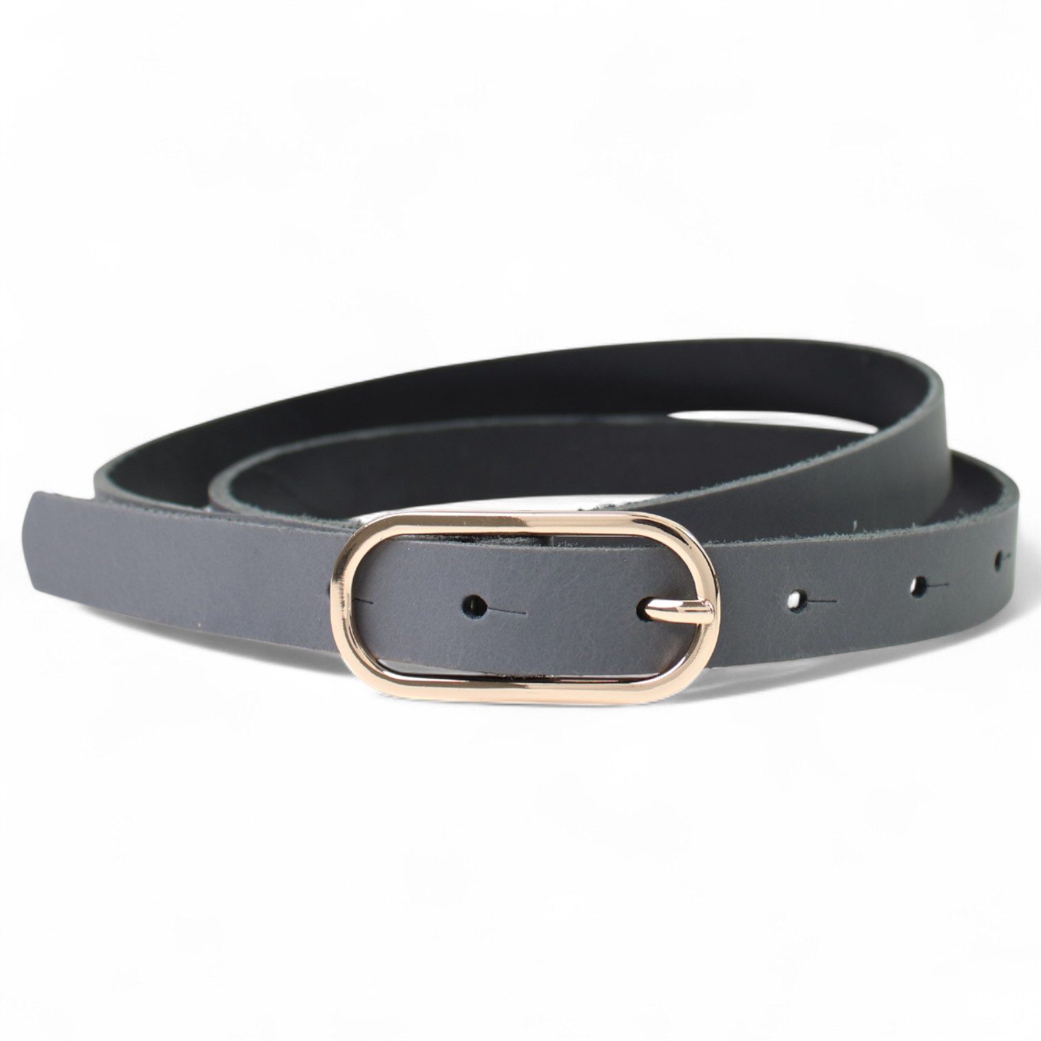 FRONHOFER Taillengürtel 19464 (1-St) Breite ca. 2 cm, Rindleder, schmaler Jeansgürtel