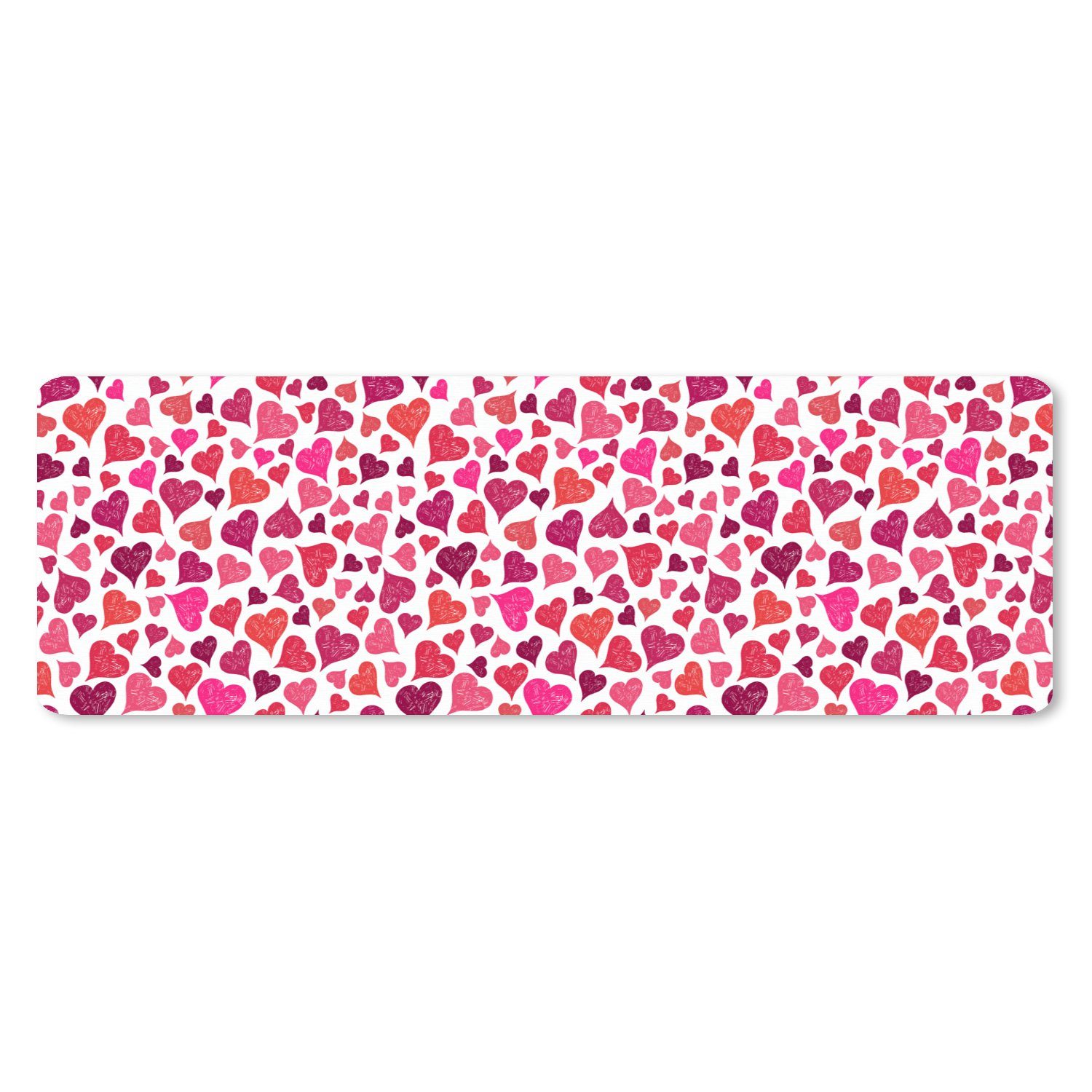 MuchoWow Mauspad Valentinsgeschenk für ihn - Liebe - Herz (1-St), Gaming, Büro, Mousepad XXL, Großes, Mausunterlage, 90x30 cm