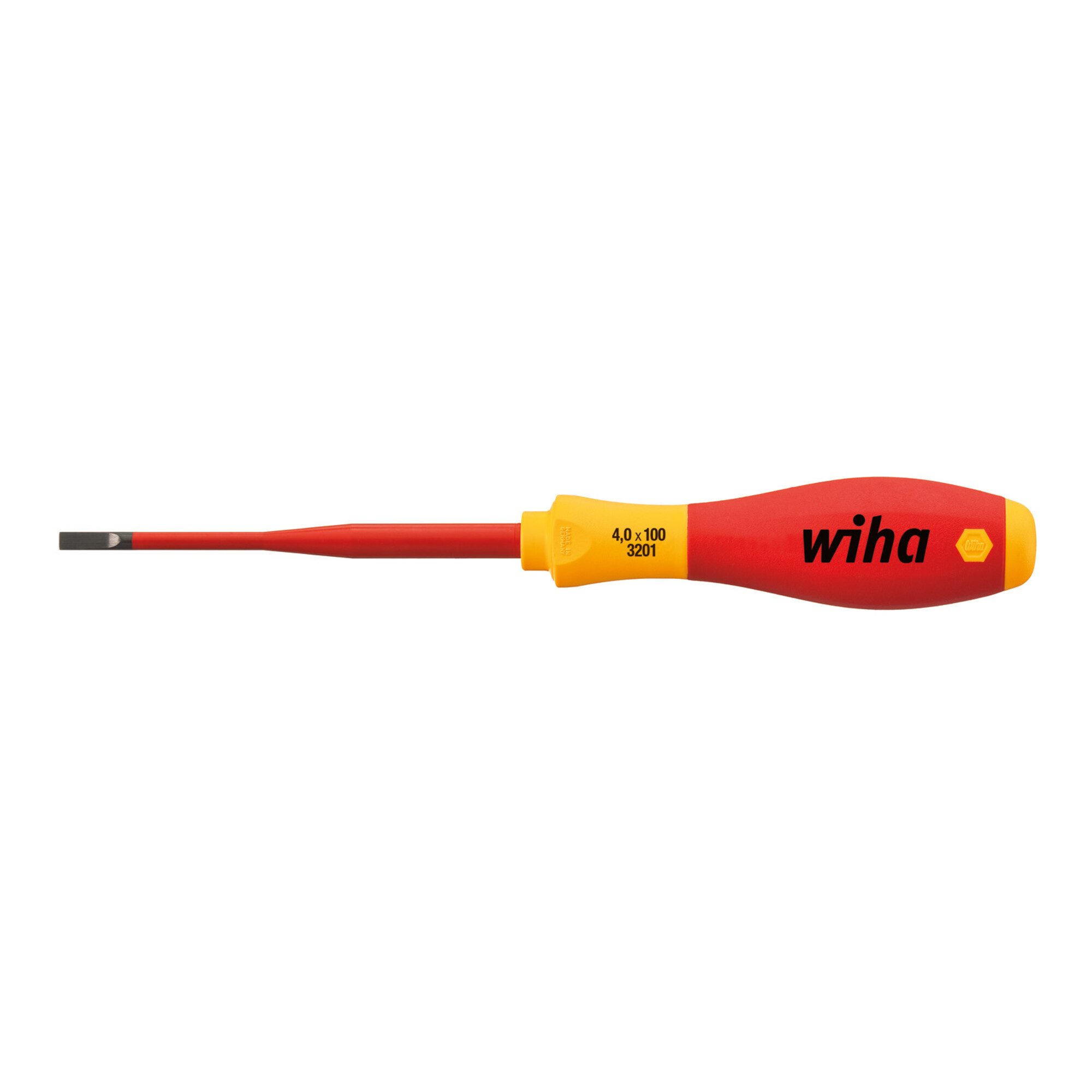 Wiha Elektro-Schraubendreher Wiha Schlitz Schraubendreher SoftFinish electric 3201 SF 6,5x150
