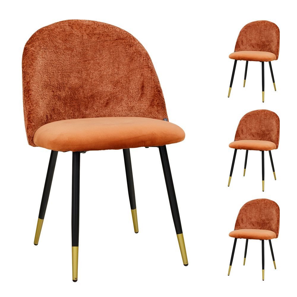 AVISSIMO Polsterstuhl Metallstuhl MS-0119 (4er Set)