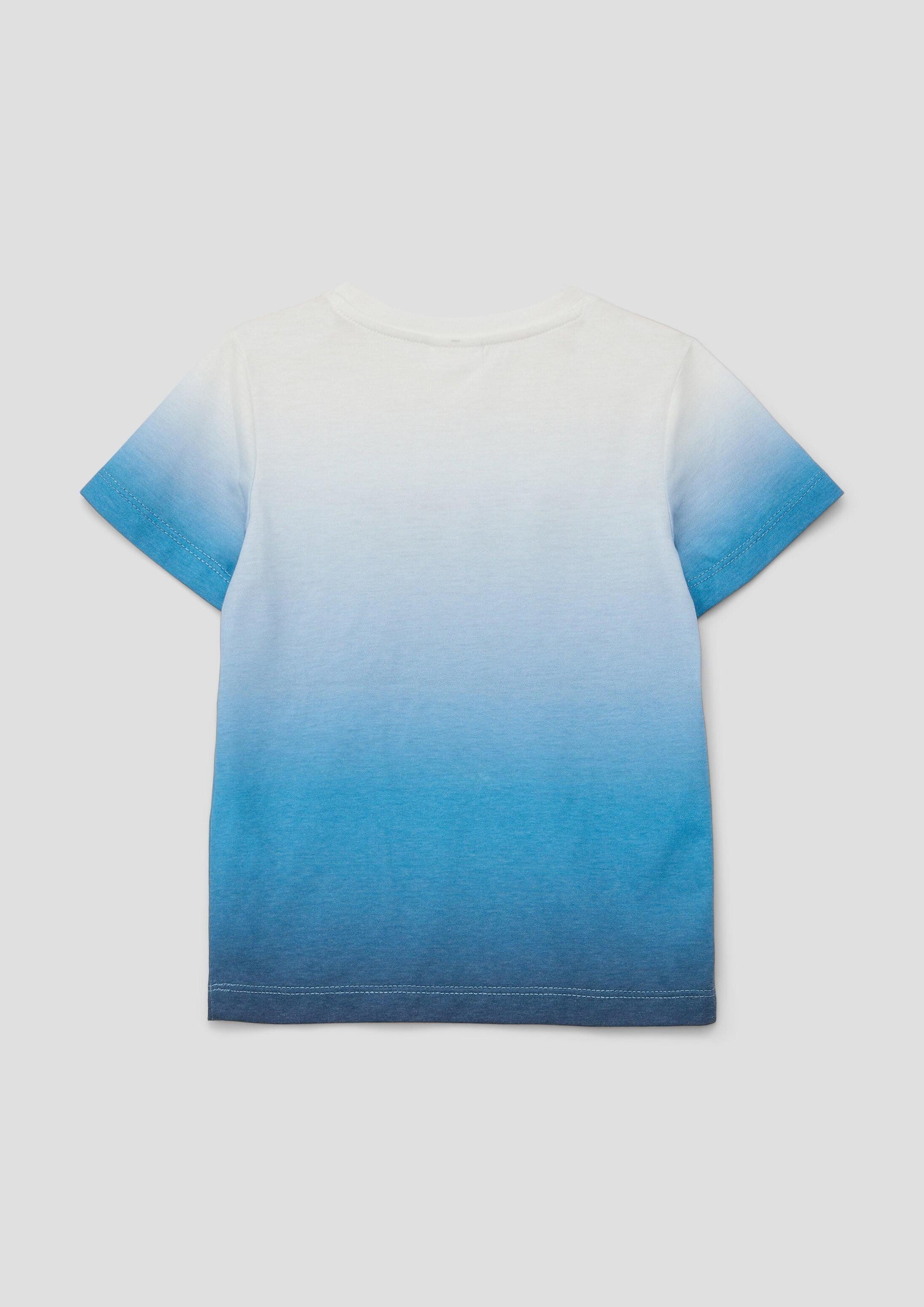 s.Oliver Kurzarmshirt T-Shirt T-Shirt mit Farbverlauf