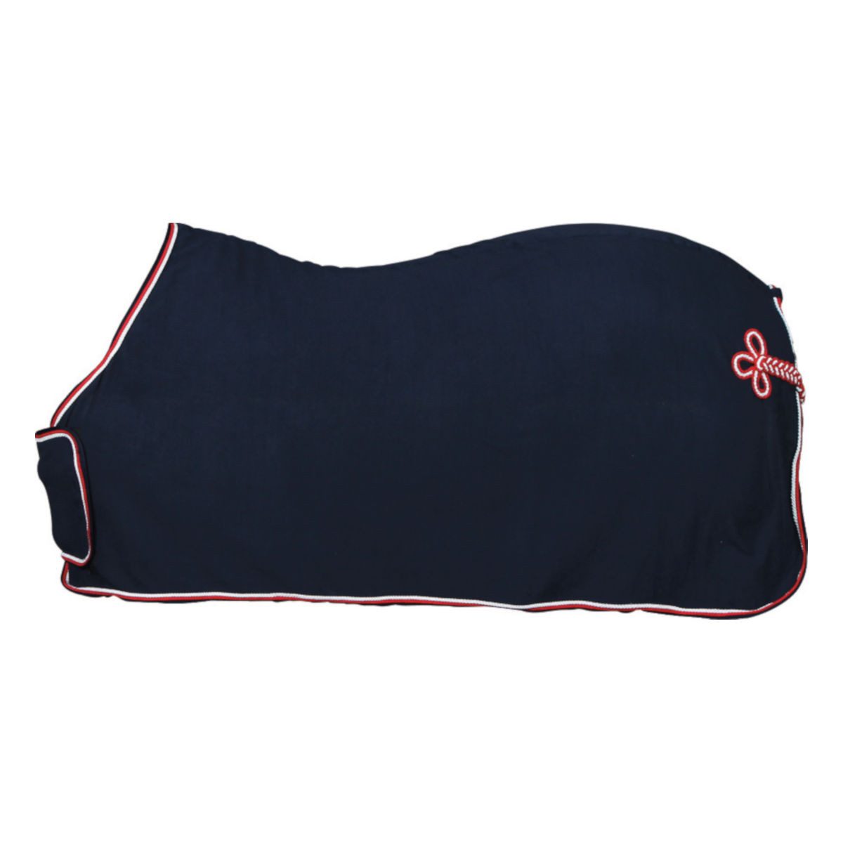 Horse Guard Pferde-Stalldecke Showdecke für Pferde mit Frontlatz navy - 135 cm