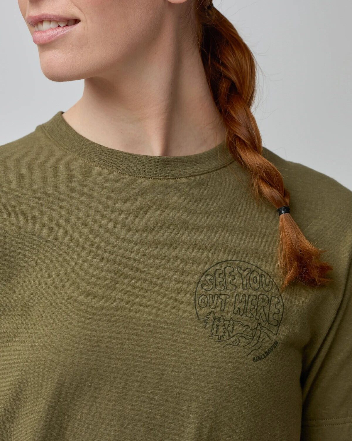 Fjällräven T-Shirt Damen T-Shirt Hemp Blend Out Here
