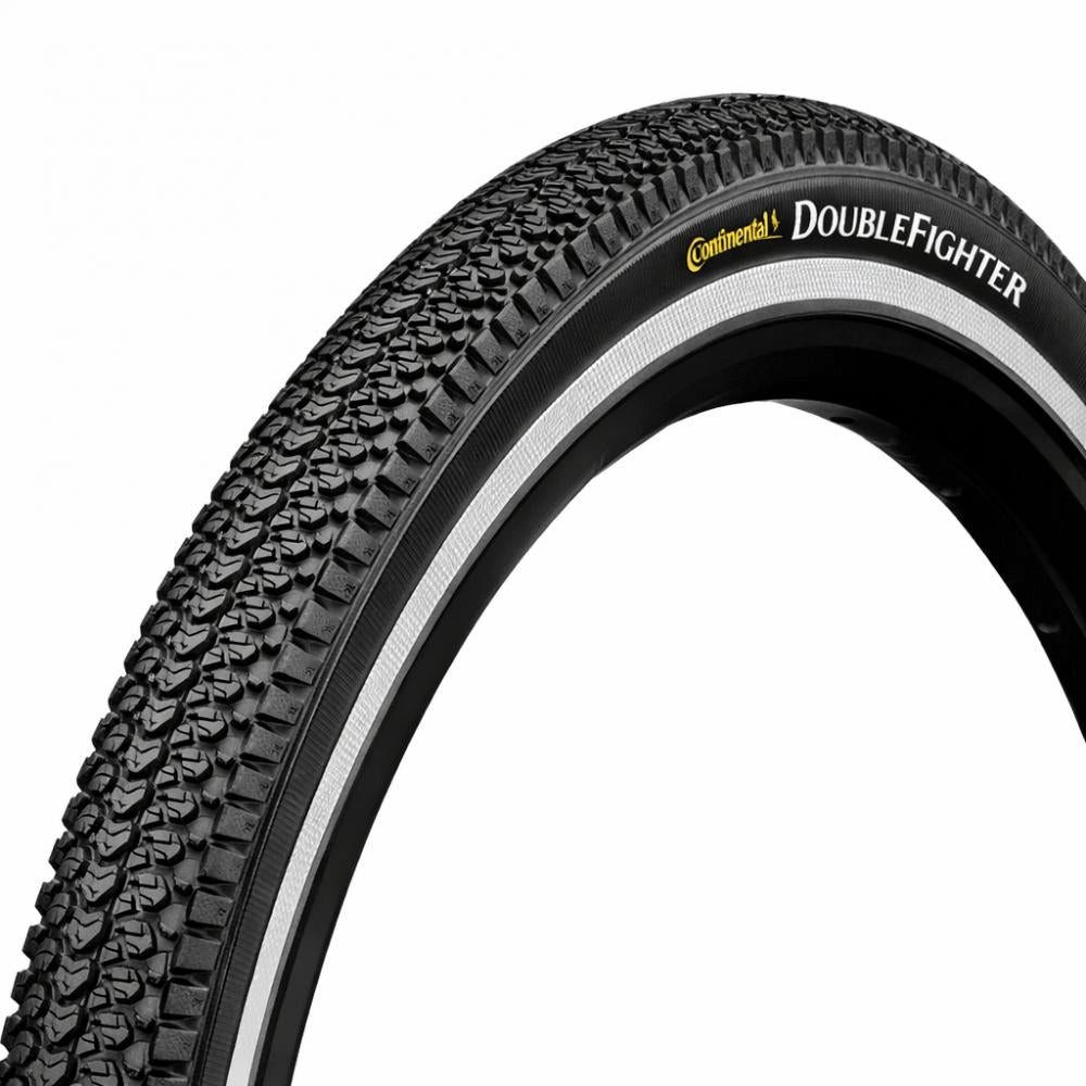 CONTINENTAL Fahrradreifen Continental Double Fighter III Reifen 26x1.90 Zoll 50-559 schwarz Refl