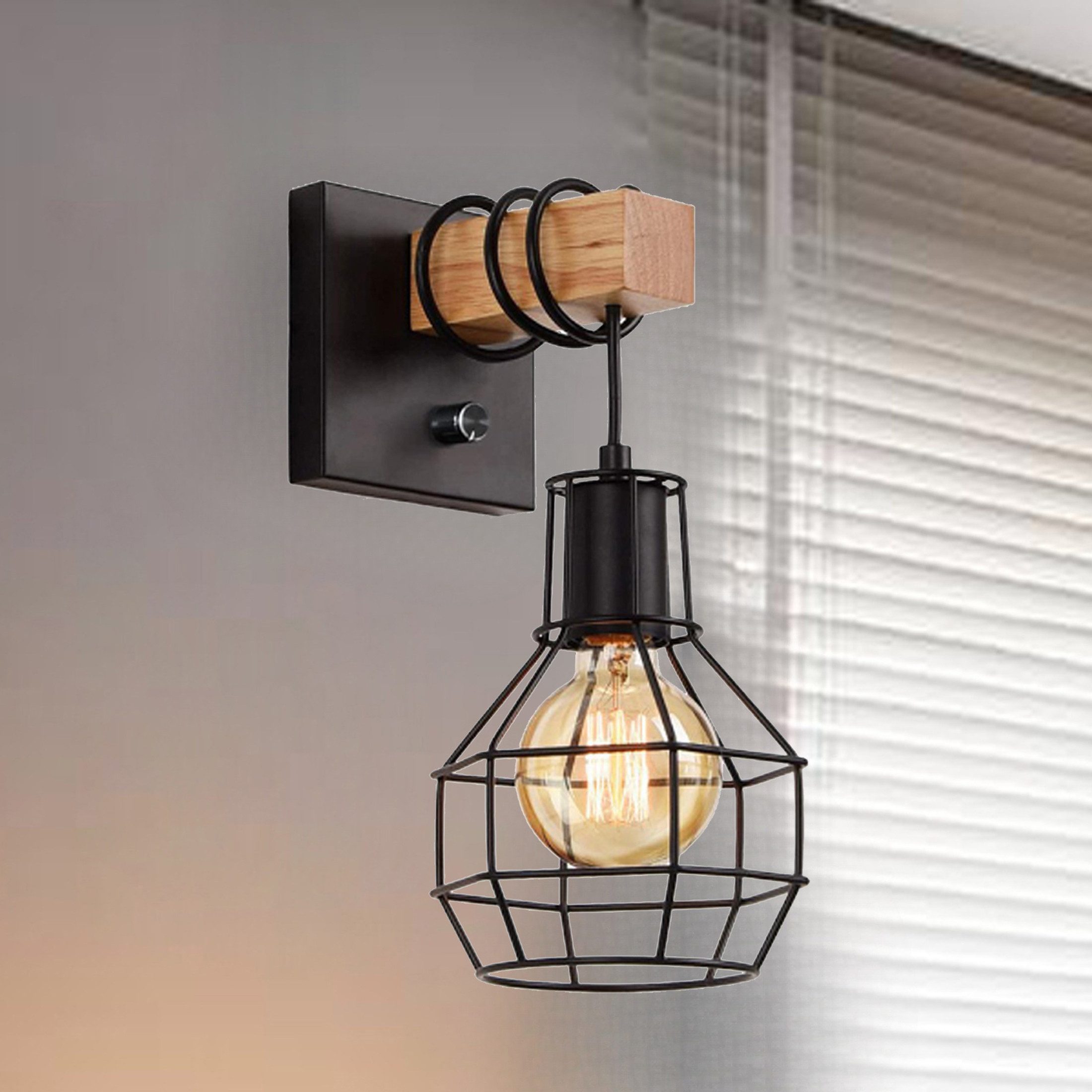 Masbekte Wandleuchte Wandlampe dimmbar, Verstellbare Höhe-Wandstrahler günstig online kaufen
