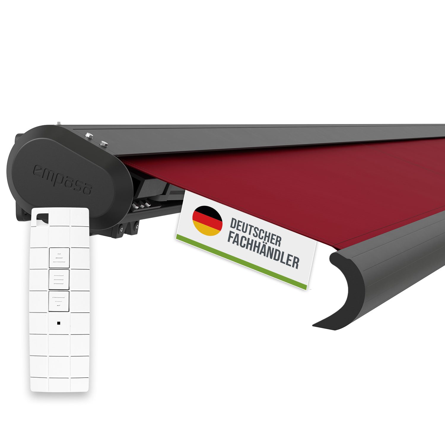 empasa Kassettenmarkise Vollkassettenmarkise "PROFI" Markise Kassettenmarki günstig online kaufen