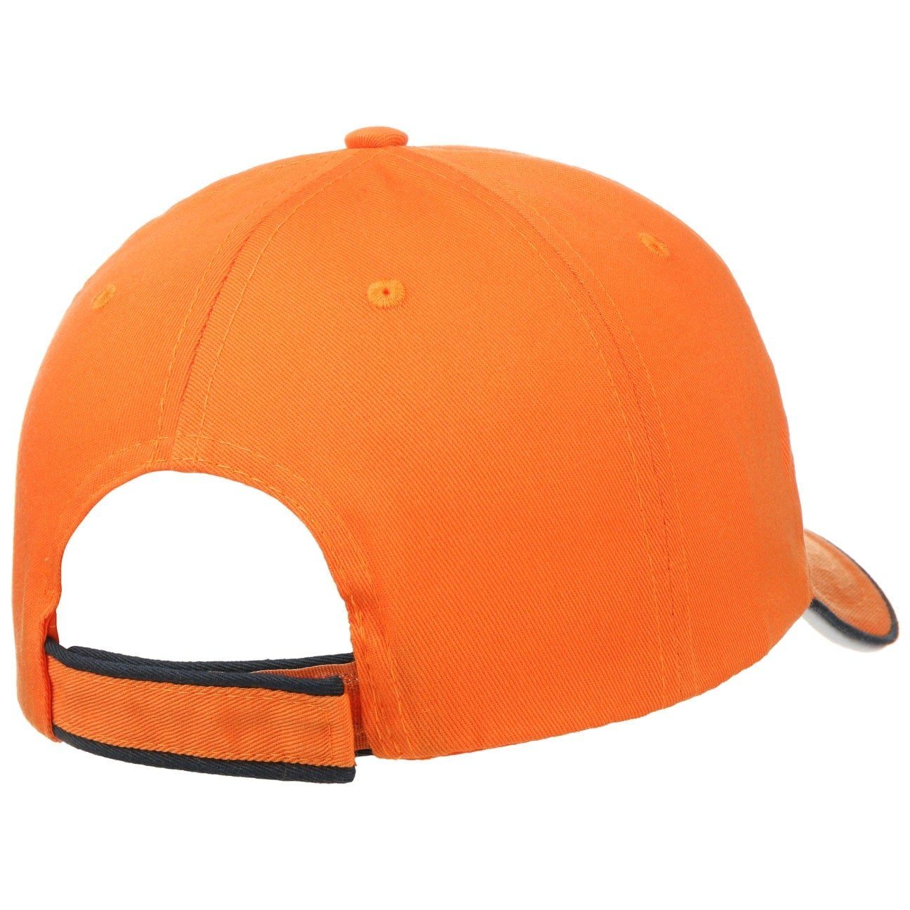 Basecap Atlantis Baseball orange Cap mit (1-St) Schirm