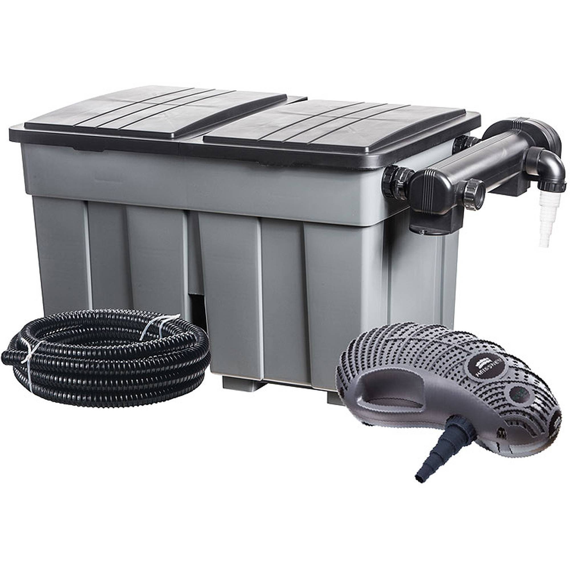 Heissner Teichfilter Heissner Mehrkammerfilter Set 36000 inkl. 36 Watt