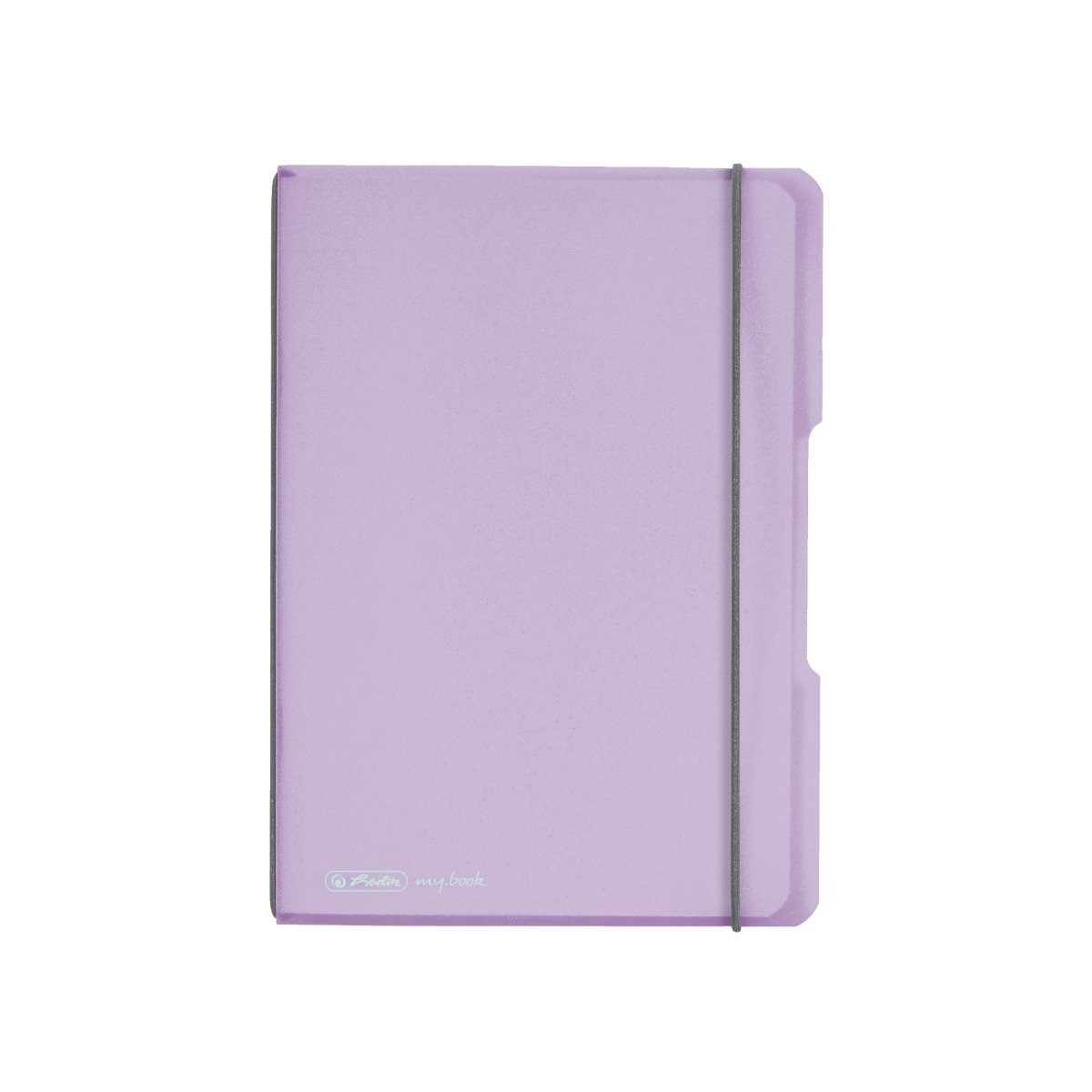 Herlitz Notizbuch herlitz Notizbuch my.book DIN A5 kariert, flieder Softcover 80 Seiten
