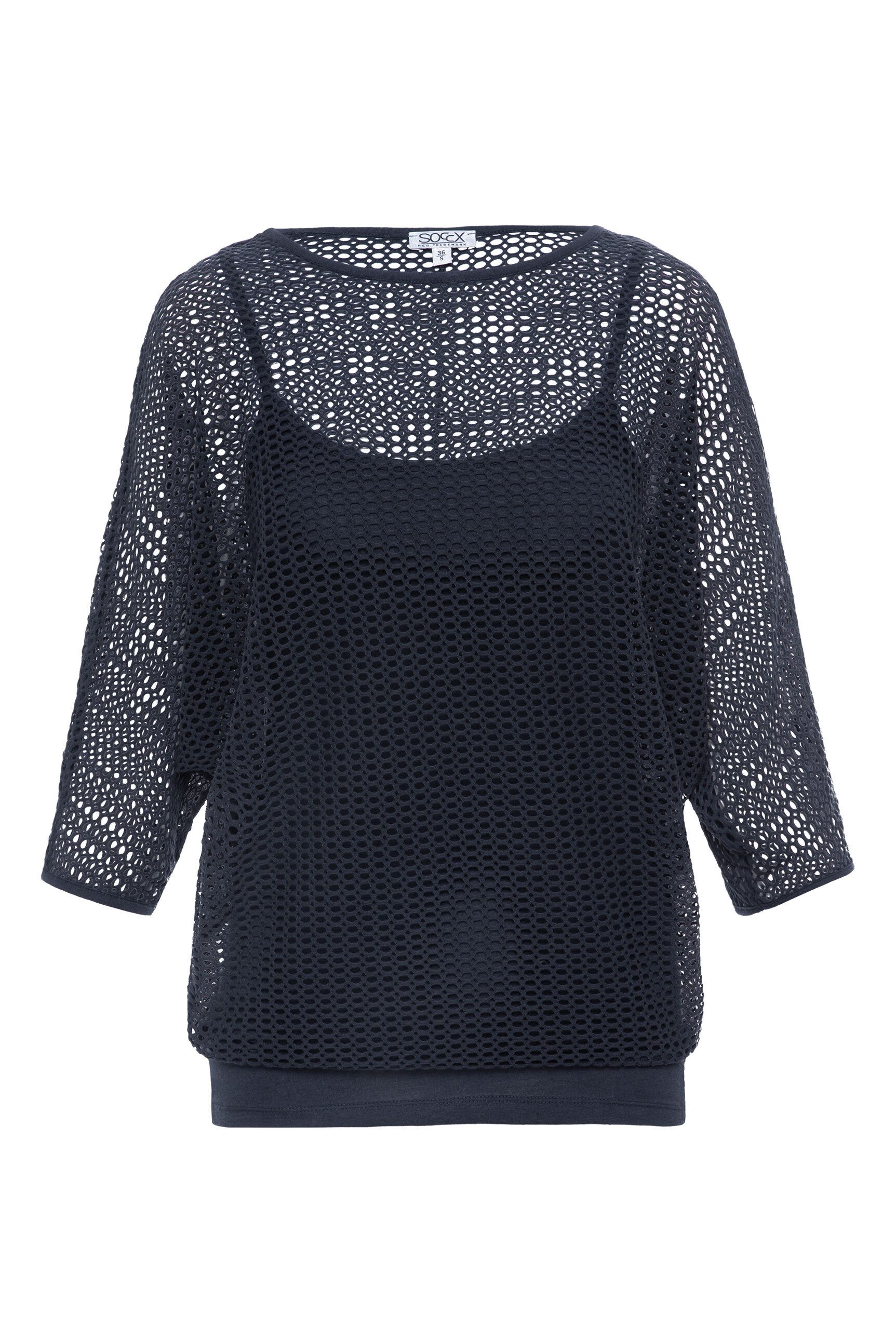 SOCCX Sweater mit Fledermausärmeln günstig online kaufen