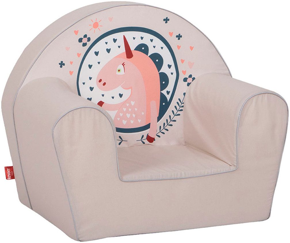 Knorrtoys® Sessel Einhorn beige, für Kinder; Made in Europe