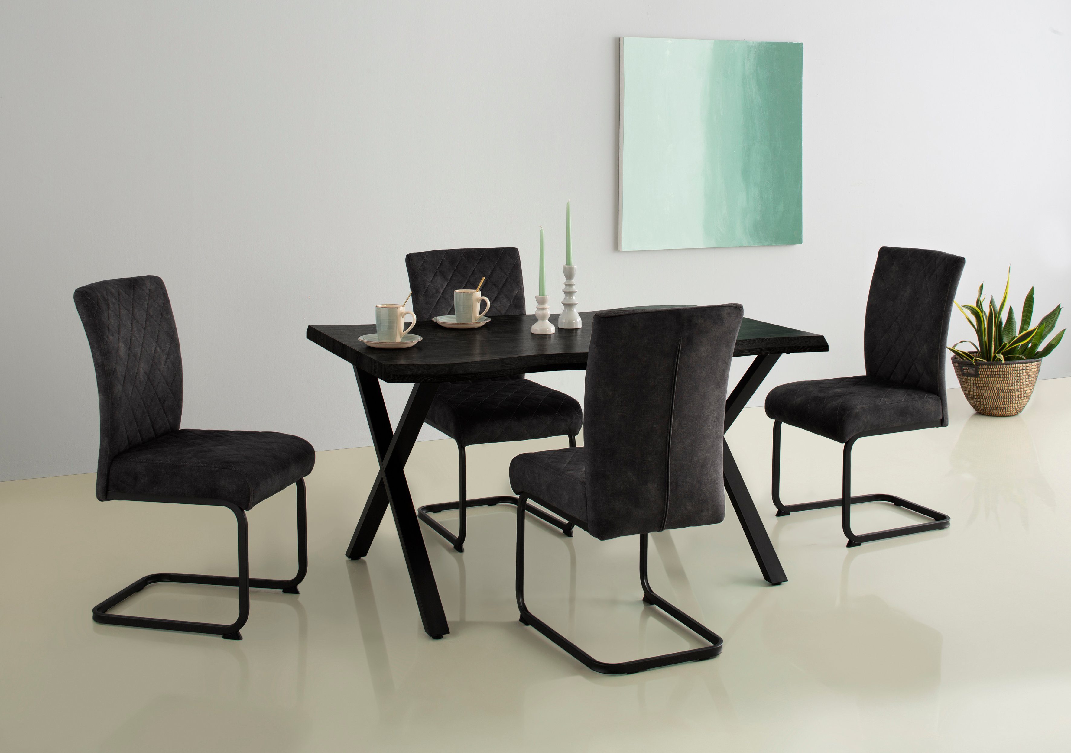 HELA Esstisch GRETA BESTSELLER, Baumkantentisch (Nachb), versch. Größen, 46 günstig online kaufen