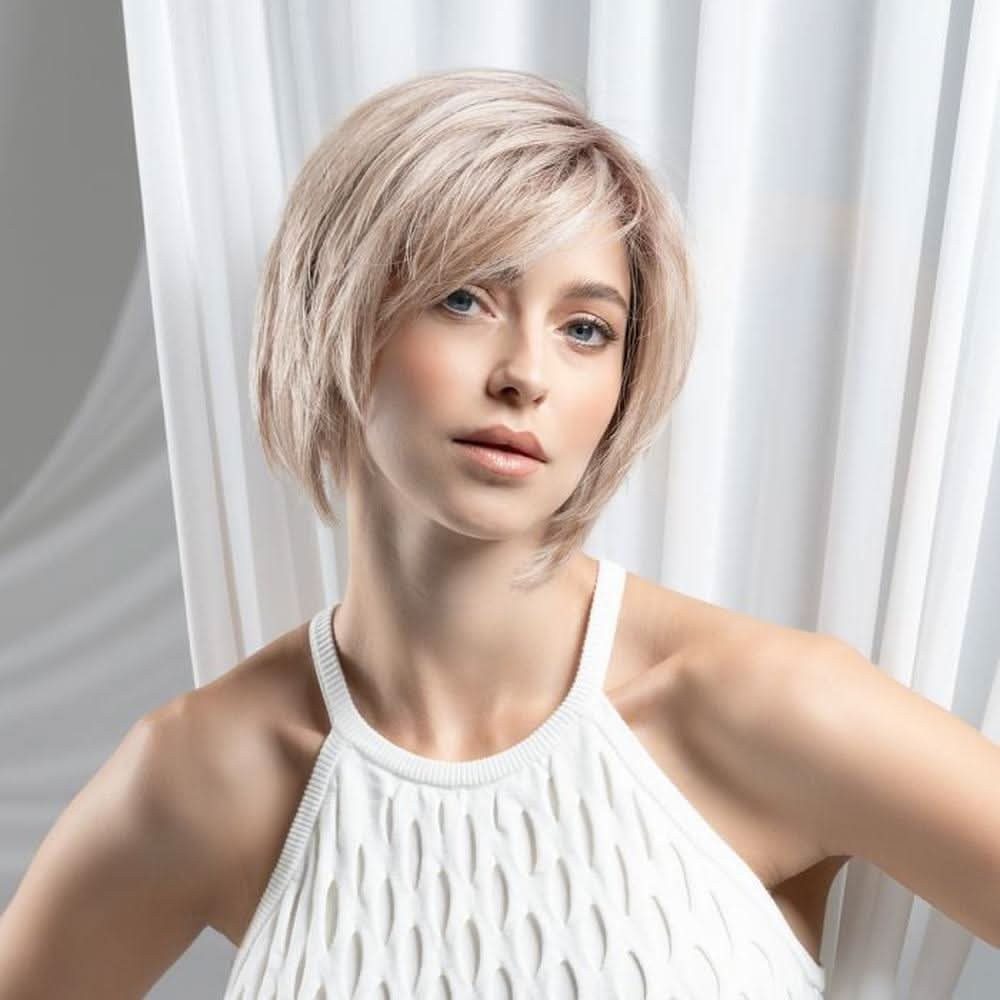 Ellen Wille Echthaarperücke Ellen Wille Promise Soft, Kurzer Bob, Prime Hair mit Filmansatz und Mono Scheitel