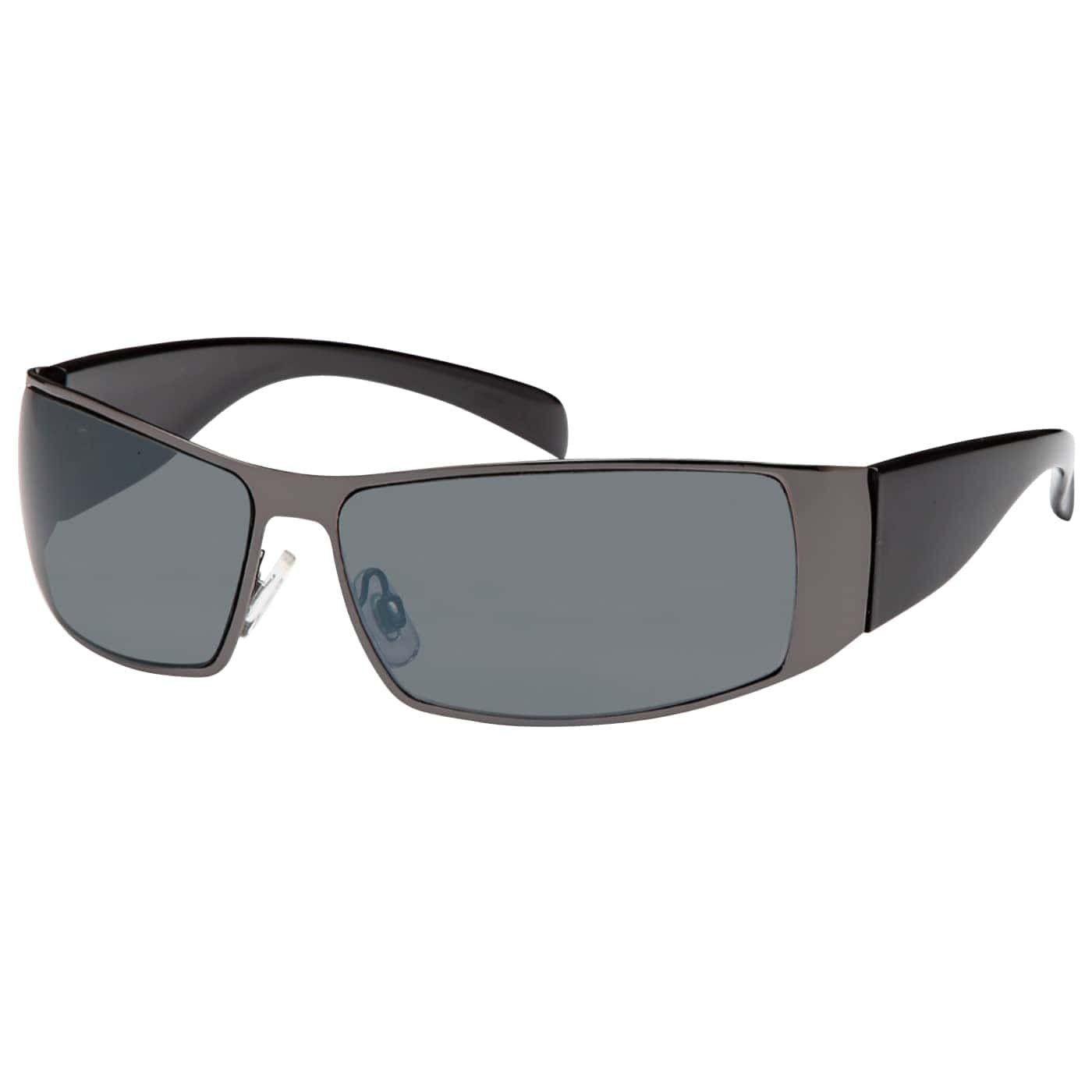 Herren Eyewear Linsen Sonnenbrille Bikerbrille Sonnenbrille schwarzen (1-St) mit BEZLIT